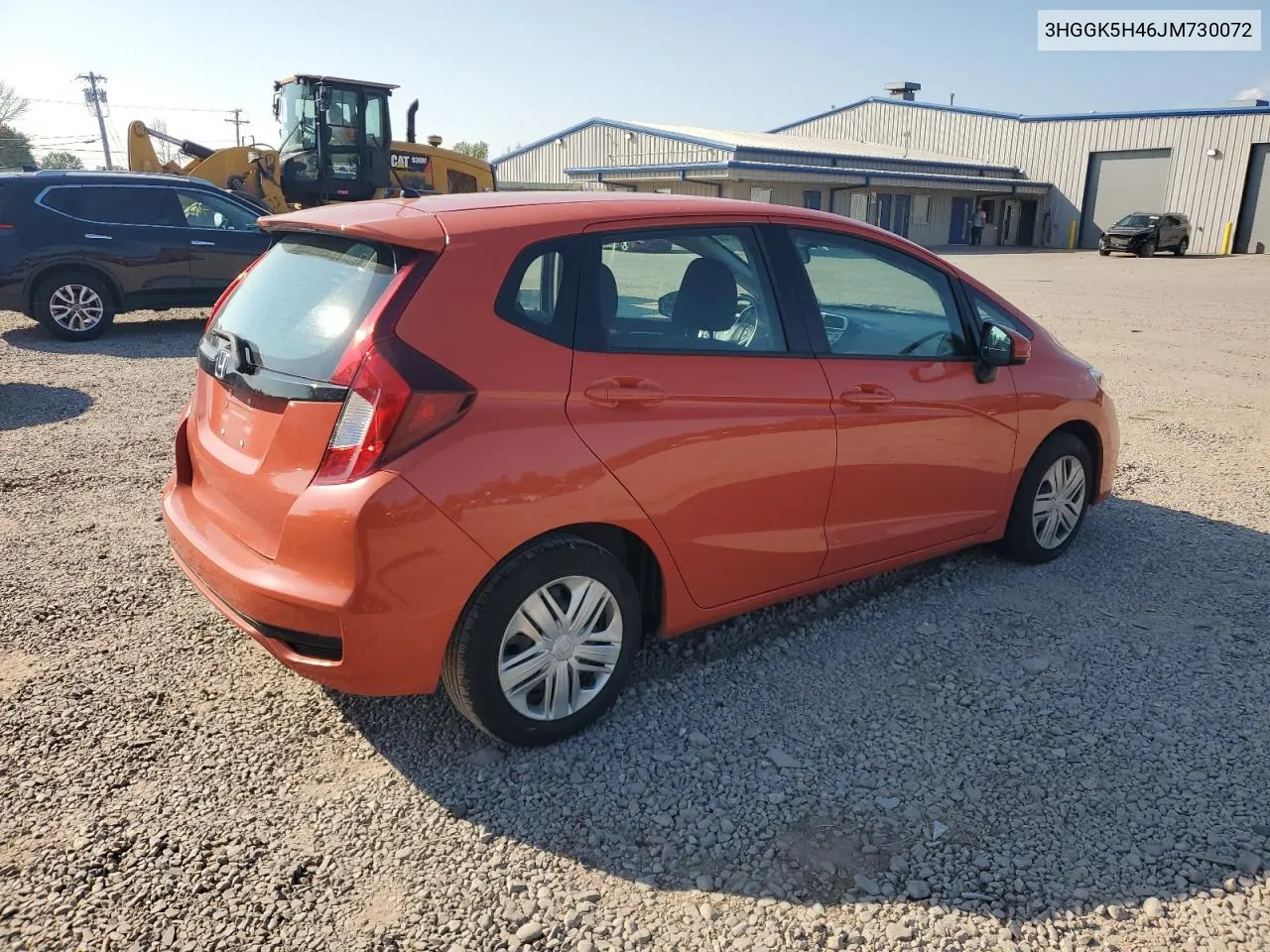 2018 Honda Fit Lx VIN: 3HGGK5H46JM730072 Lot: 72606144