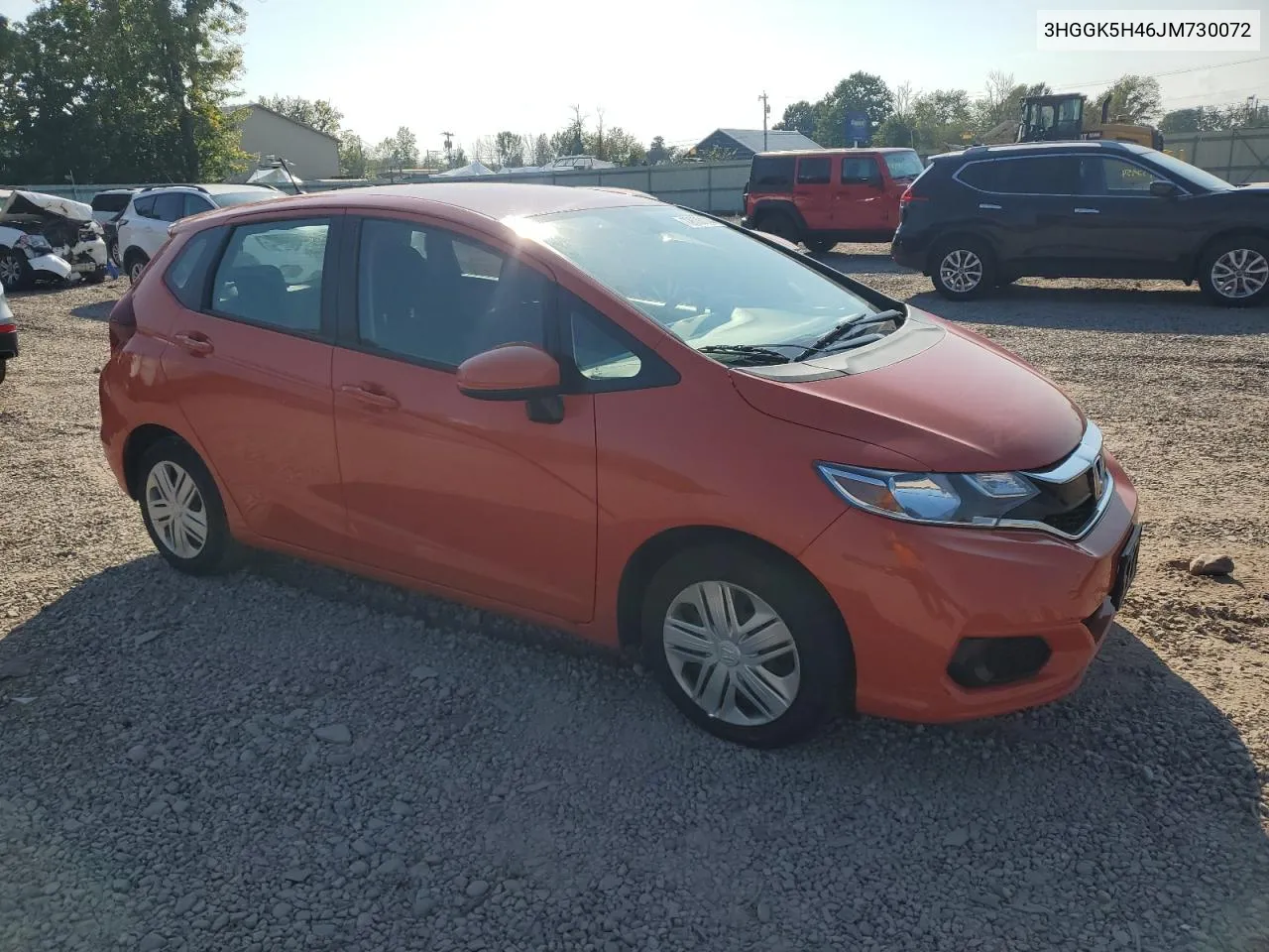 2018 Honda Fit Lx VIN: 3HGGK5H46JM730072 Lot: 72606144