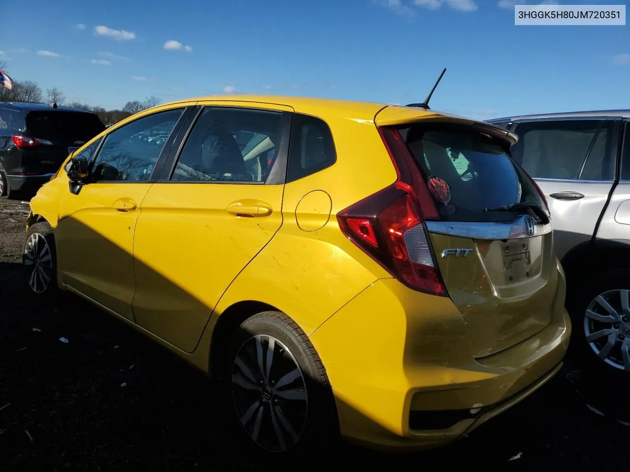 2018 Honda Fit Ex VIN: 3HGGK5H80JM720351 Lot: 79650283