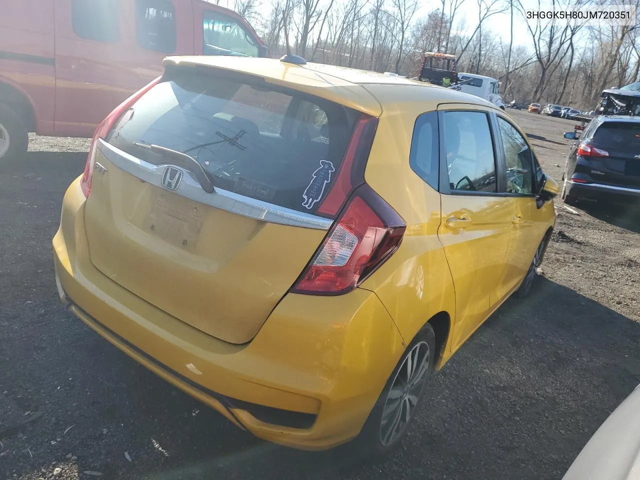 2018 Honda Fit Ex VIN: 3HGGK5H80JM720351 Lot: 79650283