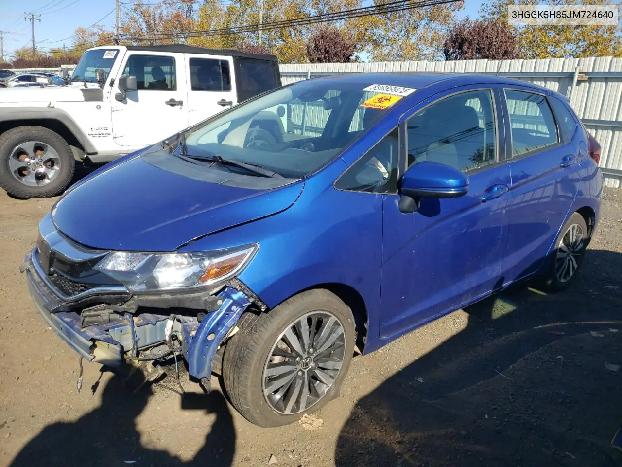 3HGGK5H85JM724640 2018 Honda Fit Ex