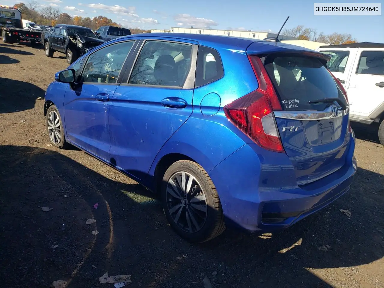3HGGK5H85JM724640 2018 Honda Fit Ex