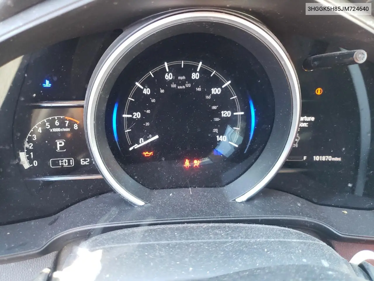 3HGGK5H85JM724640 2018 Honda Fit Ex