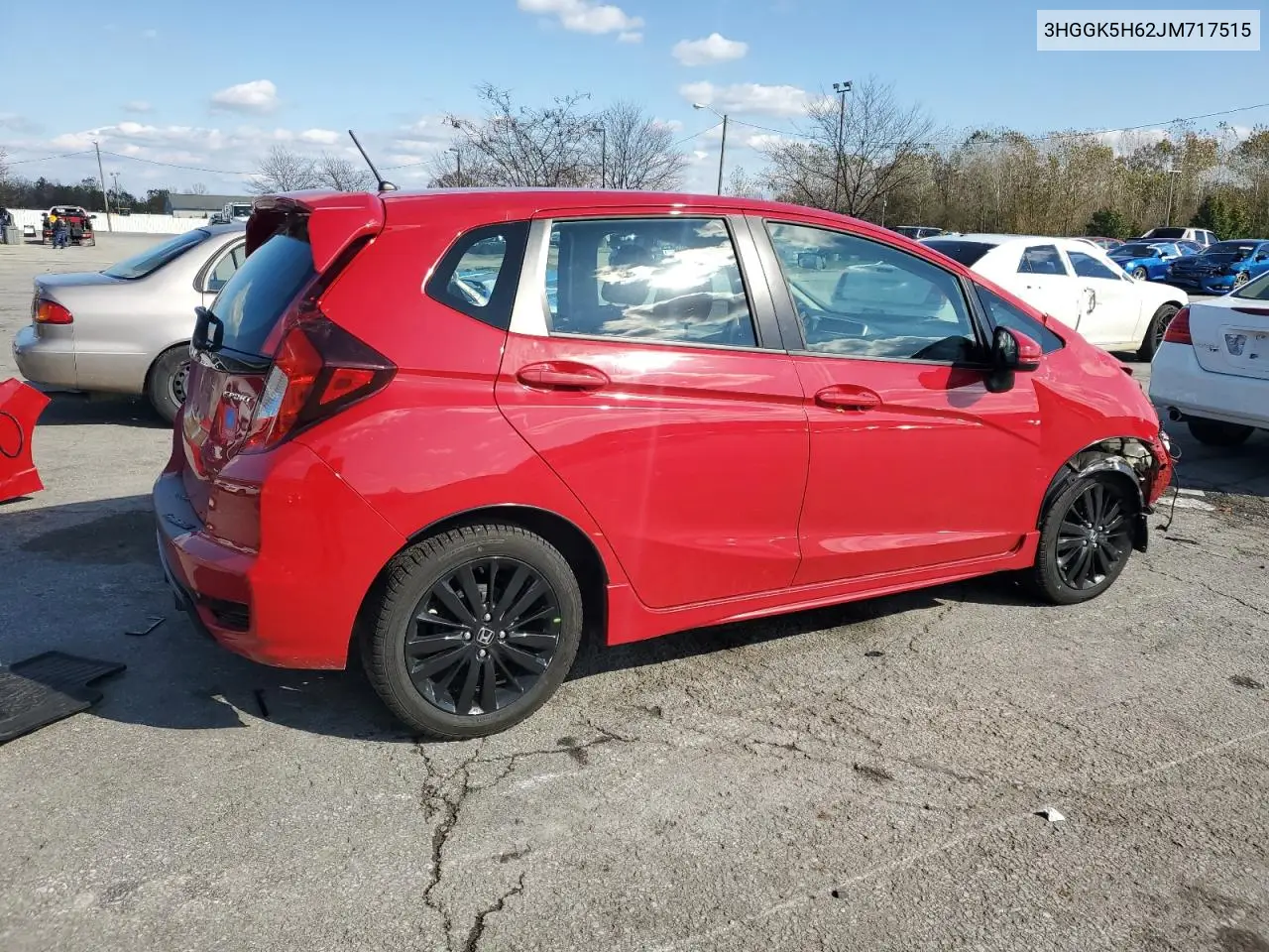 3HGGK5H62JM717515 2018 Honda Fit Sport