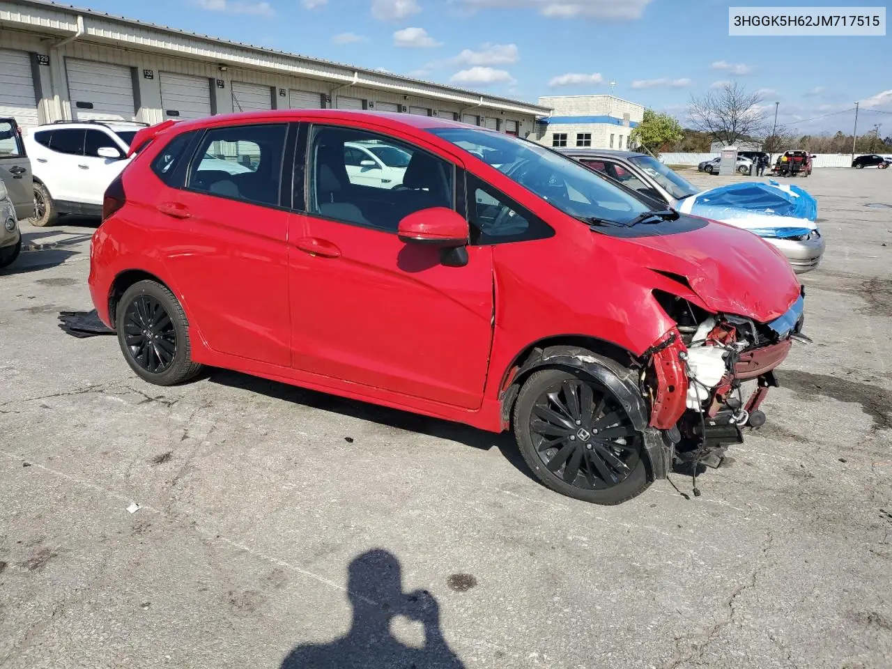 3HGGK5H62JM717515 2018 Honda Fit Sport