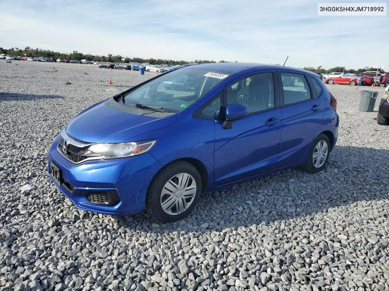 3HGGK5H4XJM718992 2018 Honda Fit Lx