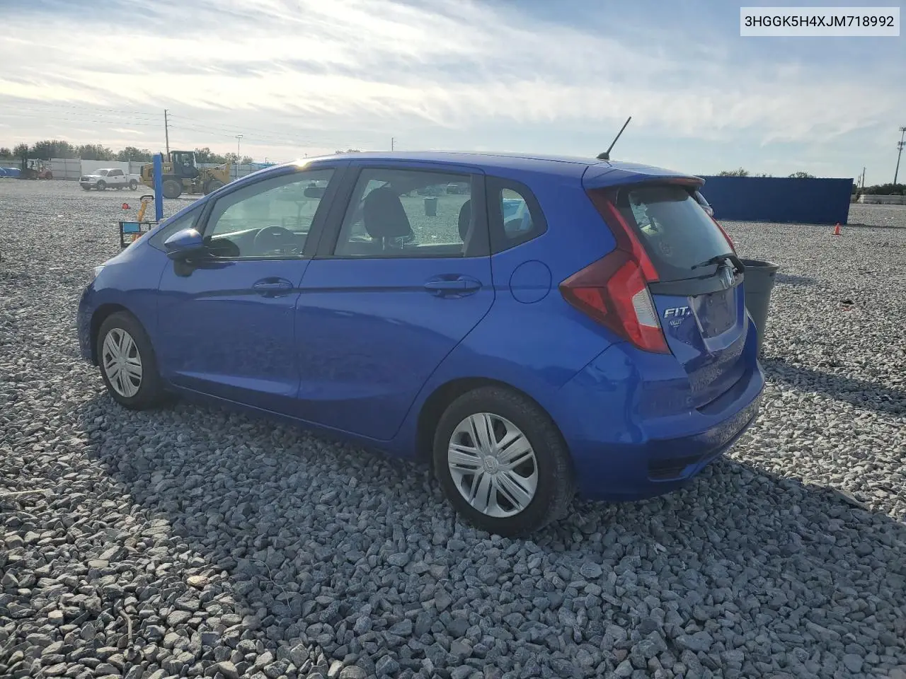 3HGGK5H4XJM718992 2018 Honda Fit Lx