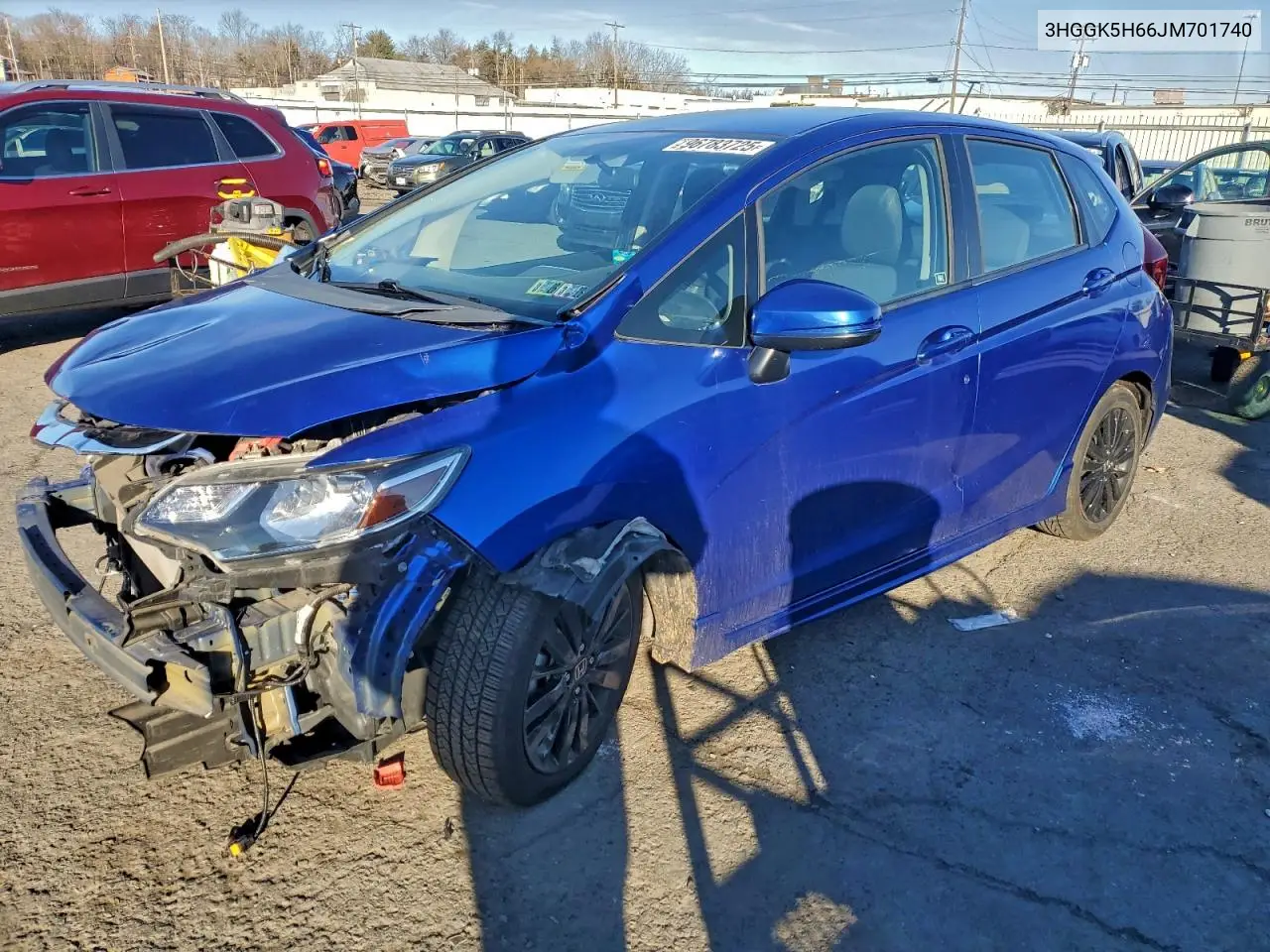 3HGGK5H66JM701740 2018 Honda Fit Sport
