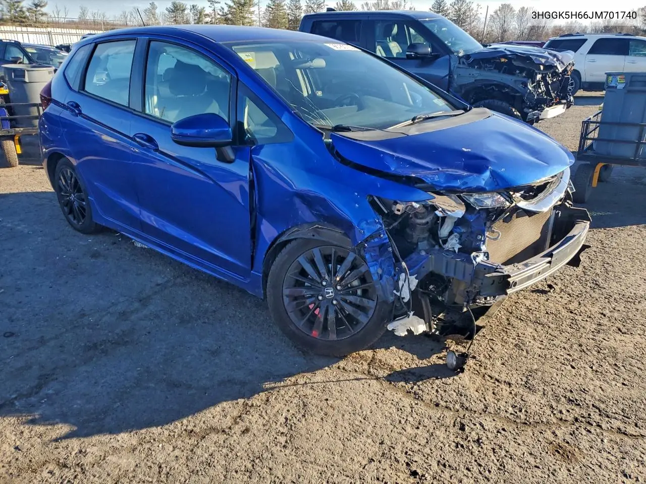 3HGGK5H66JM701740 2018 Honda Fit Sport