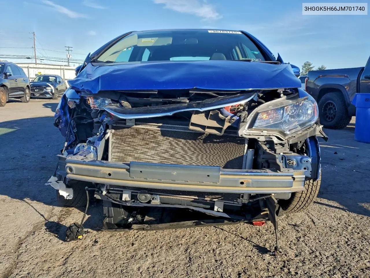 3HGGK5H66JM701740 2018 Honda Fit Sport