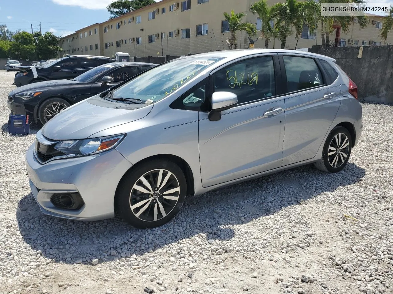 2019 Honda Fit Ex VIN: 3HGGK5H8XKM742245 Lot: 51094524