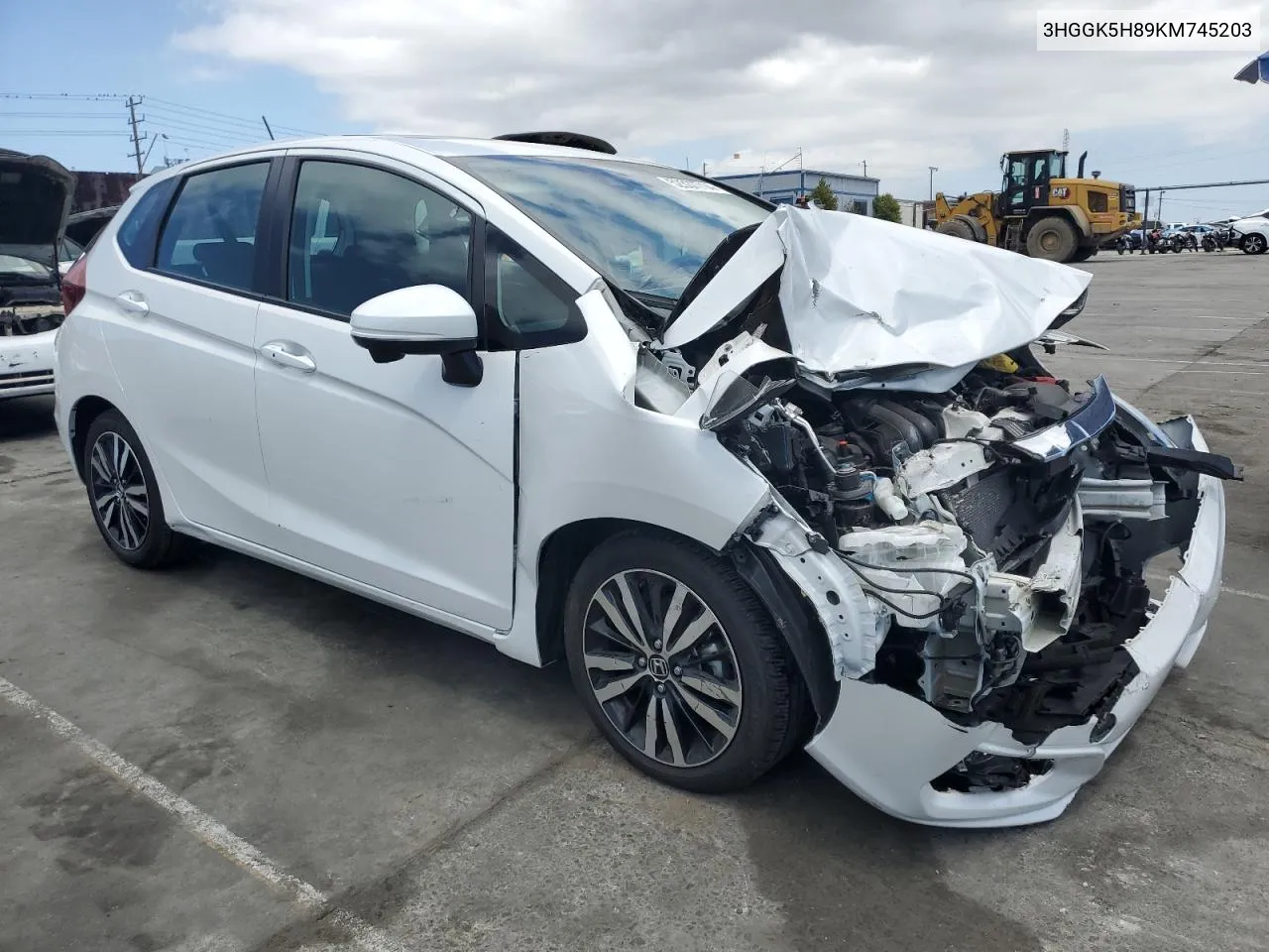 3HGGK5H89KM745203 2019 Honda Fit Ex