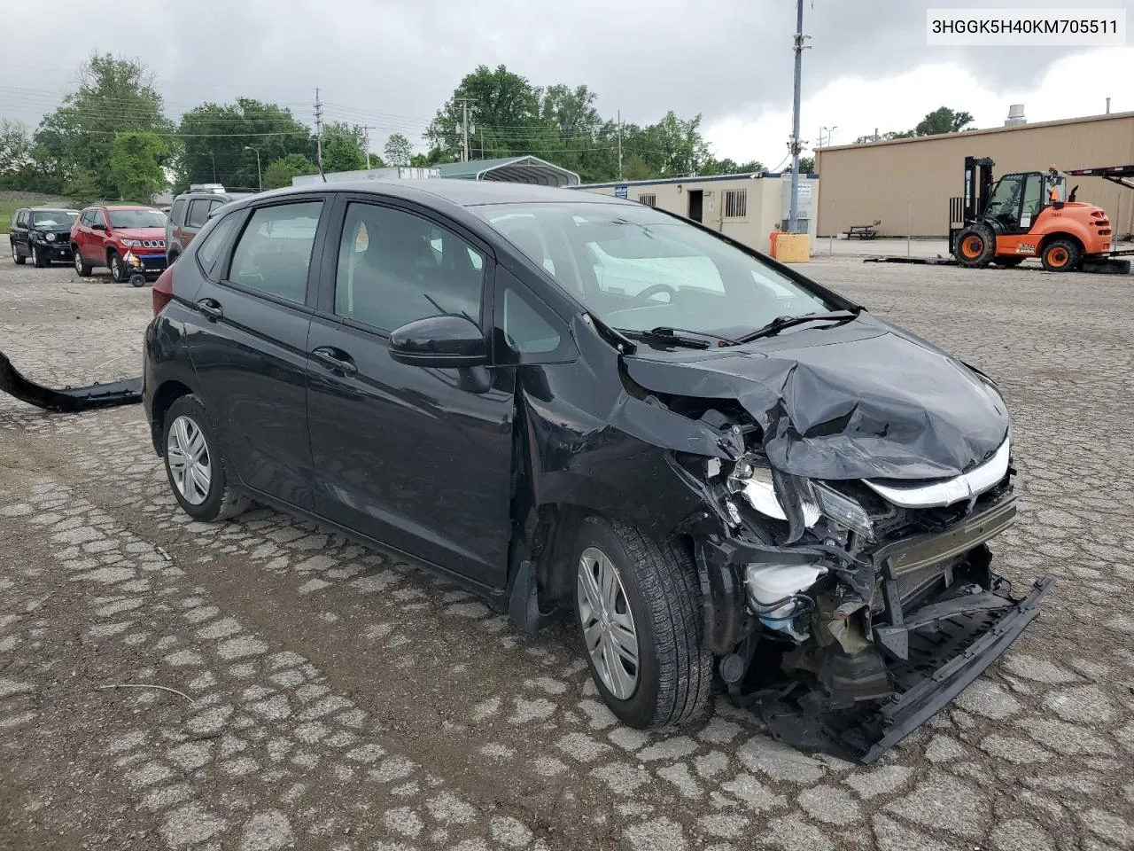 3HGGK5H40KM705511 2019 Honda Fit Lx