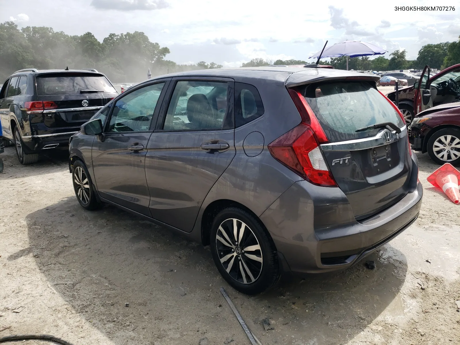 2019 Honda Fit Ex VIN: 3HGGK5H80KM707276 Lot: 53699704