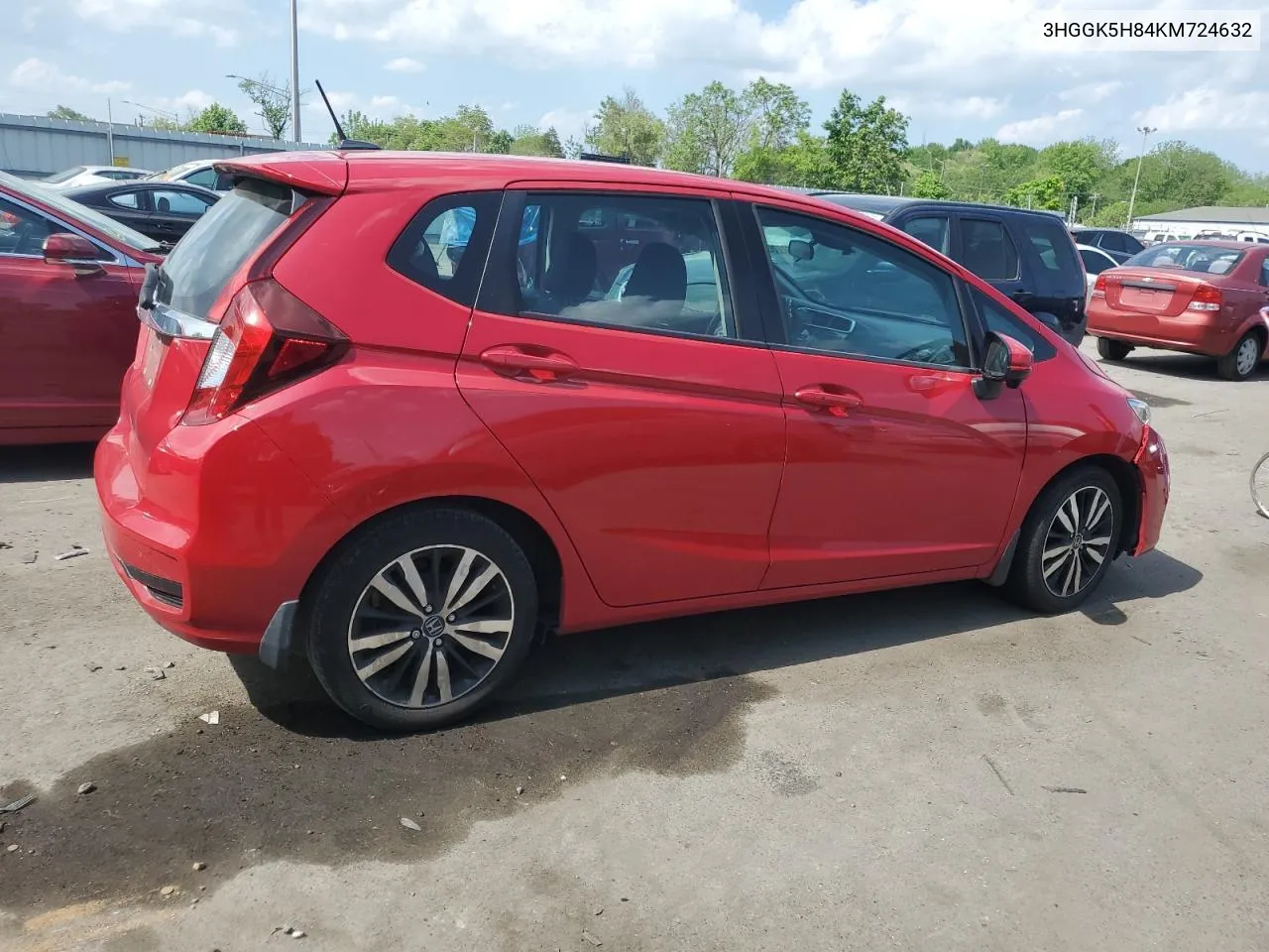 2019 Honda Fit Ex VIN: 3HGGK5H84KM724632 Lot: 53730554