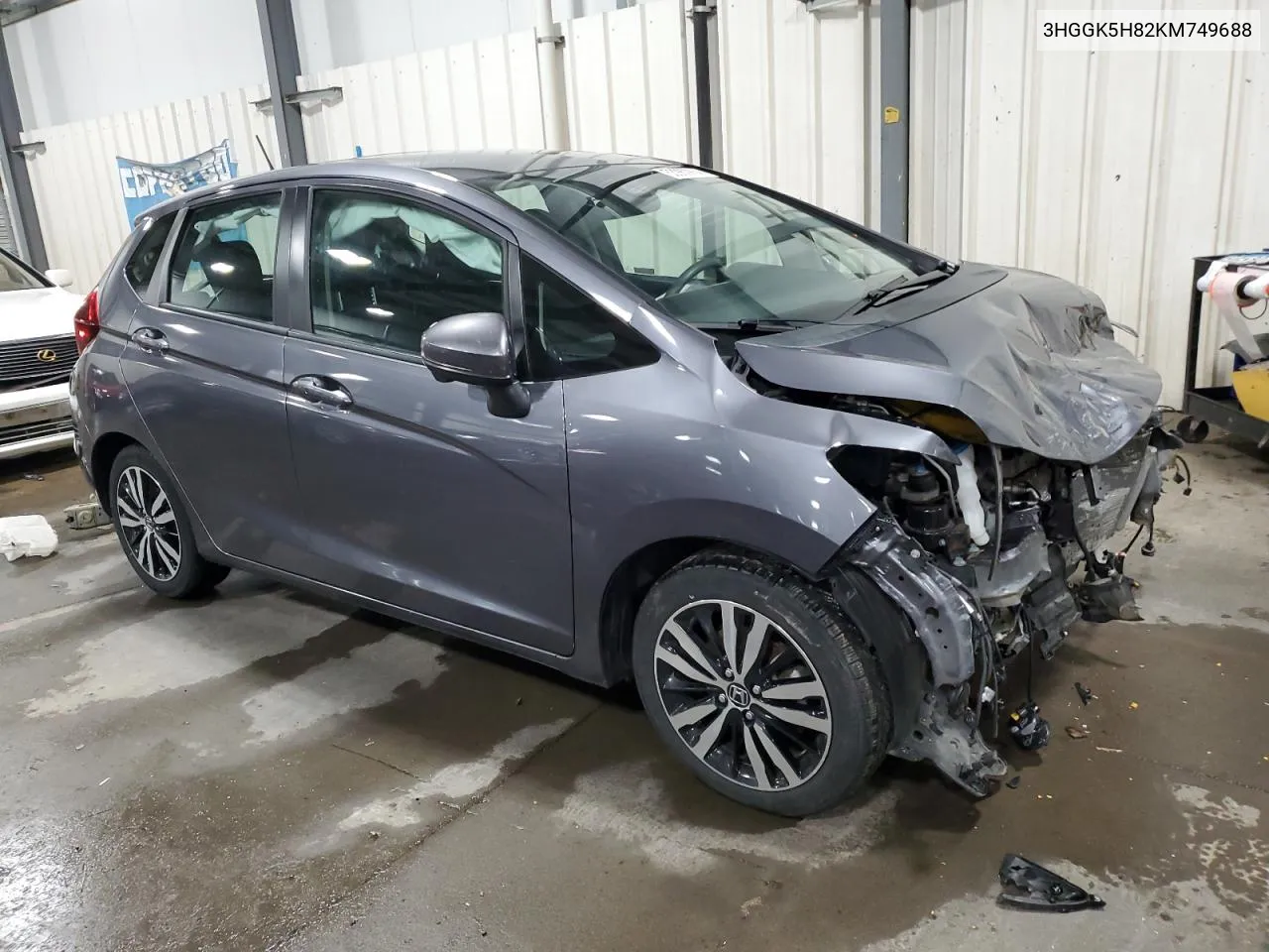 2019 Honda Fit Ex VIN: 3HGGK5H82KM749688 Lot: 53980964