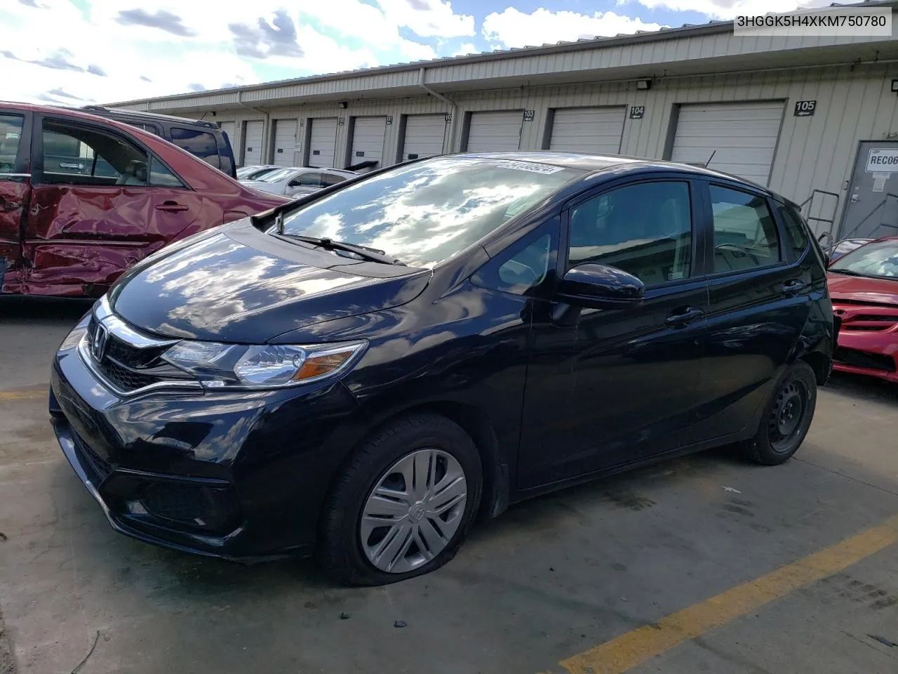 3HGGK5H4XKM750780 2019 Honda Fit Lx