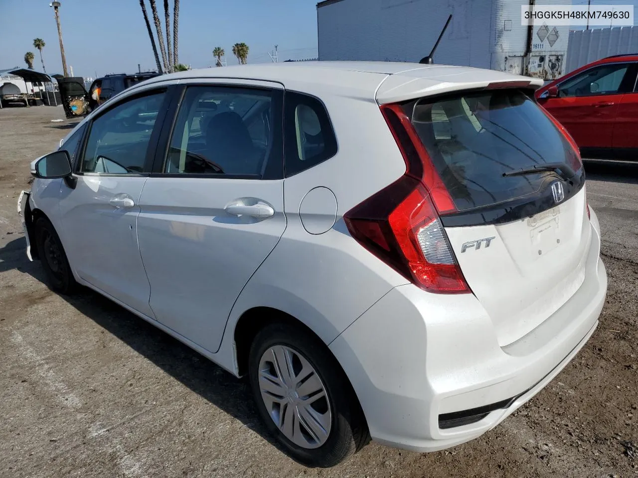 2019 Honda Fit Lx VIN: 3HGGK5H48KM749630 Lot: 54562774