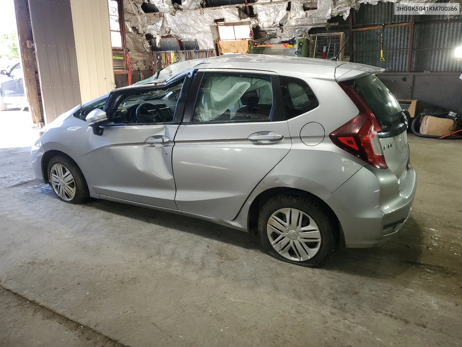 3HGGK5G41KM700366 2019 Honda Fit Lx