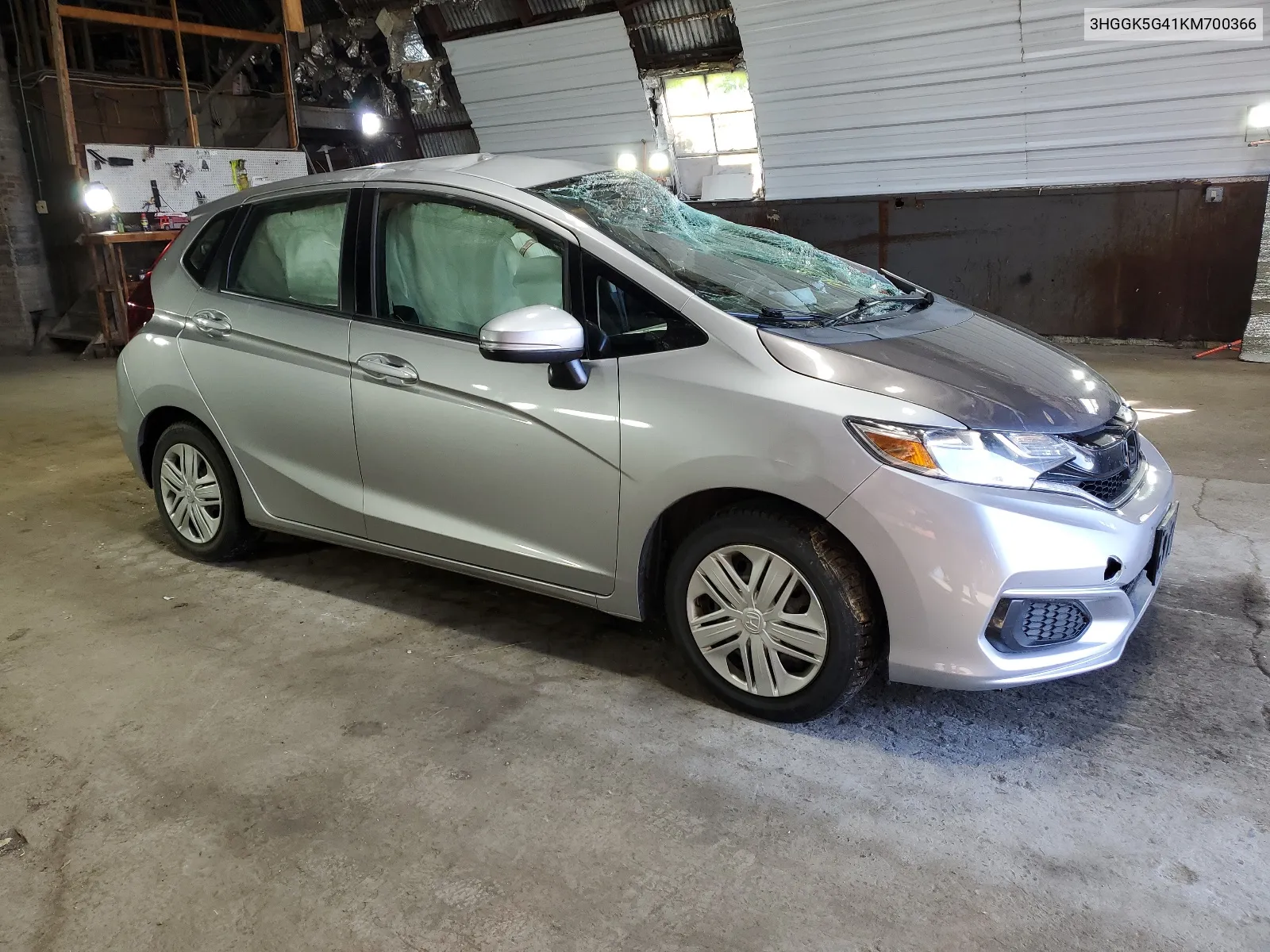 3HGGK5G41KM700366 2019 Honda Fit Lx