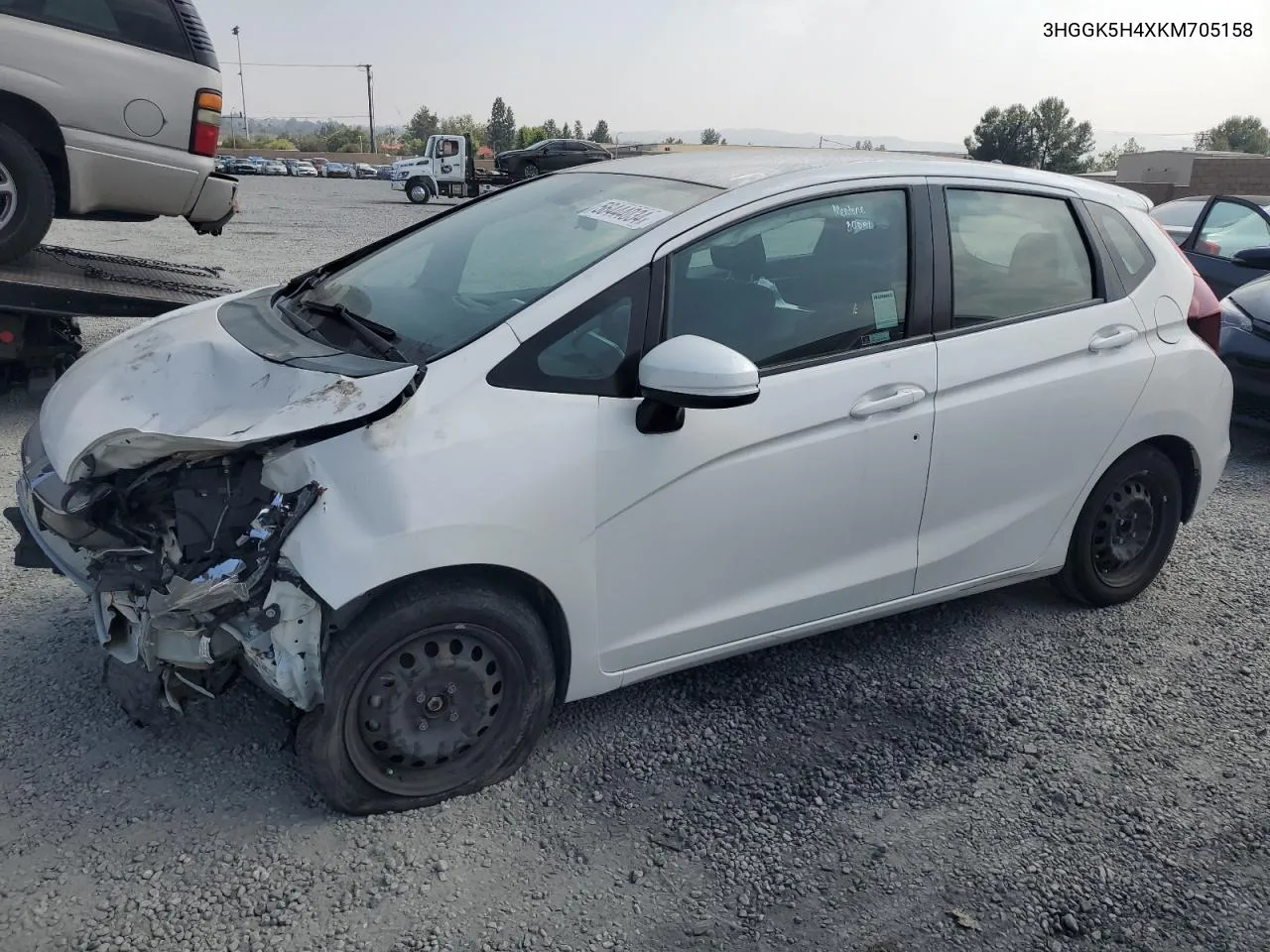 3HGGK5H4XKM705158 2019 Honda Fit Lx