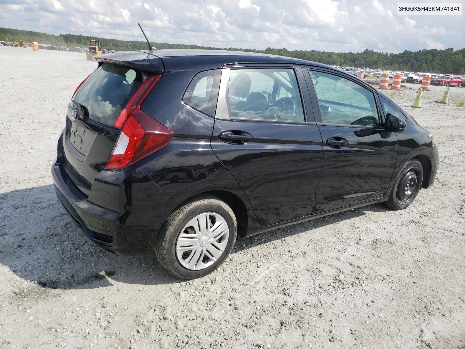 2019 Honda Fit Lx VIN: 3HGGK5H43KM741841 Lot: 57949214