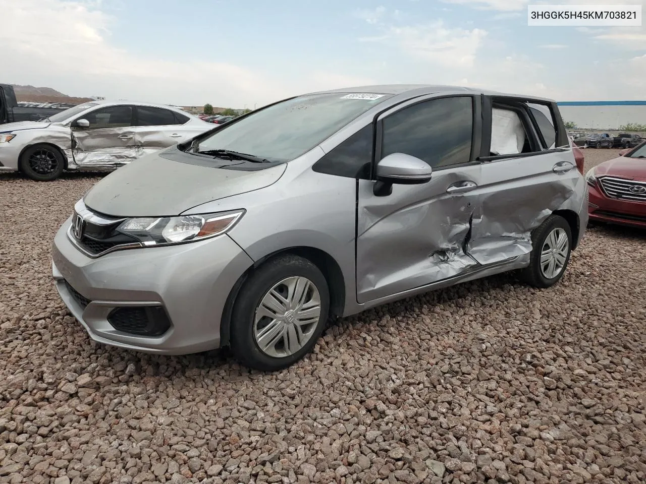 3HGGK5H45KM703821 2019 Honda Fit Lx