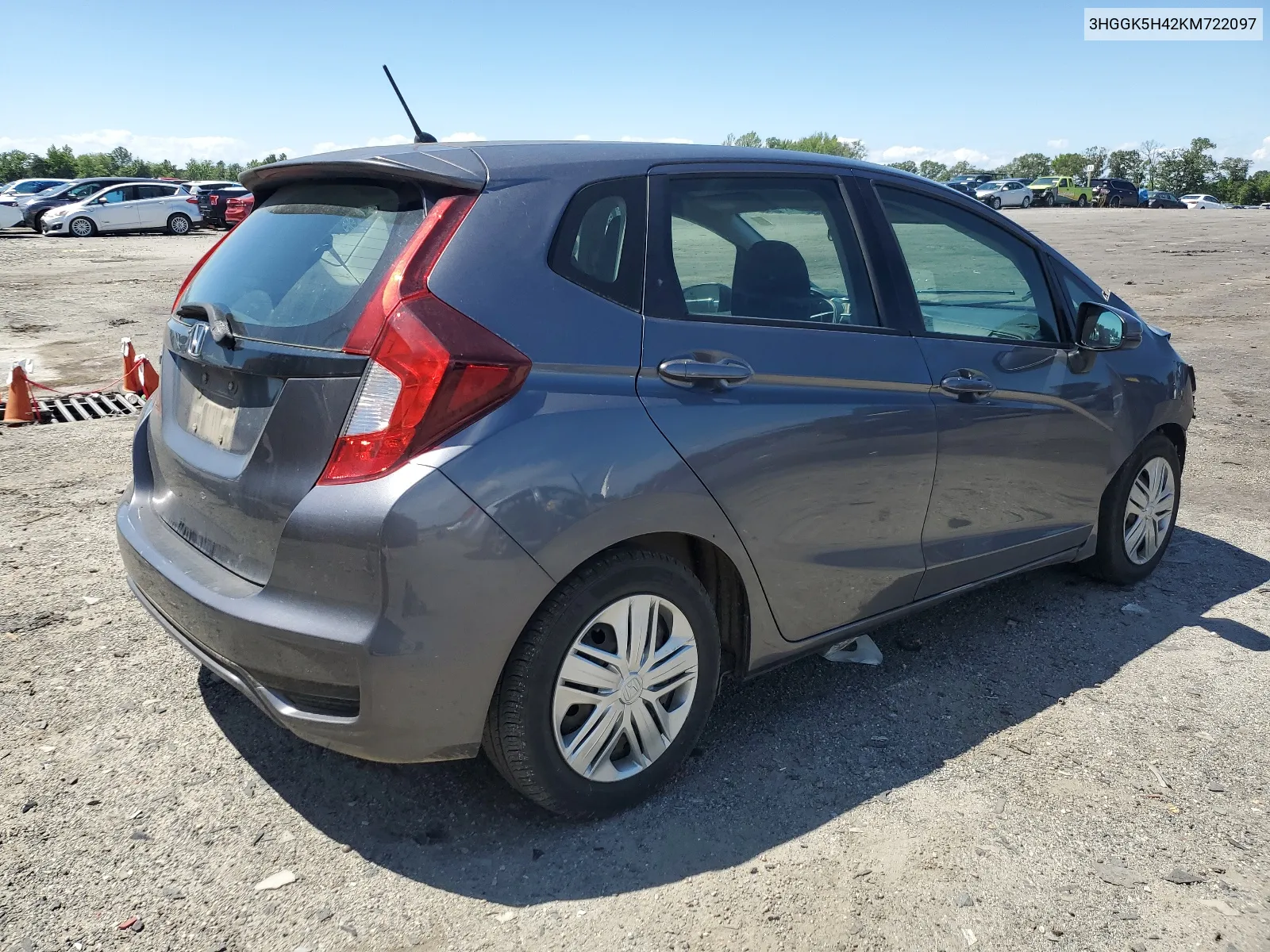 2019 Honda Fit Lx VIN: 3HGGK5H42KM722097 Lot: 60891214