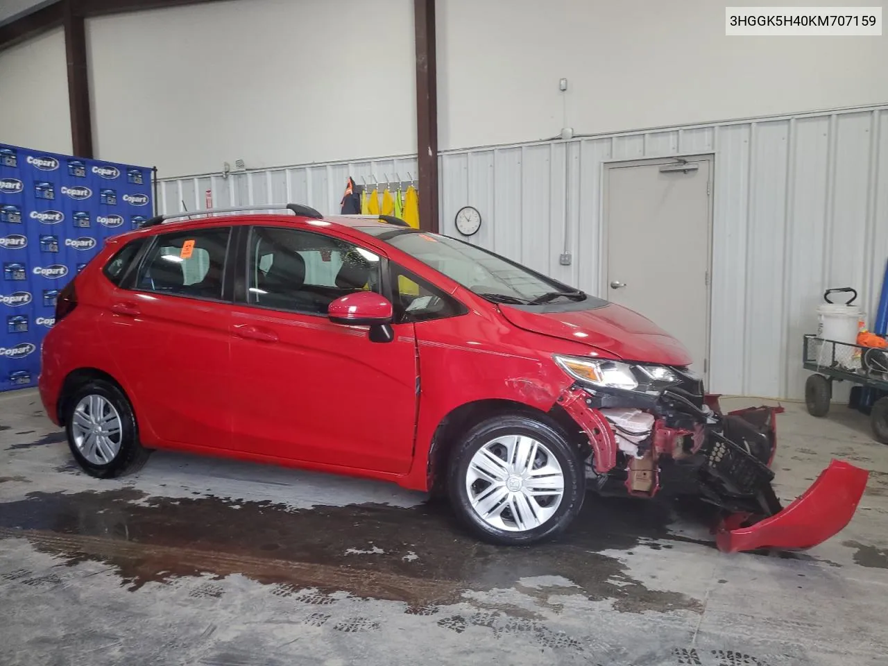 2019 Honda Fit Lx VIN: 3HGGK5H40KM707159 Lot: 62255224