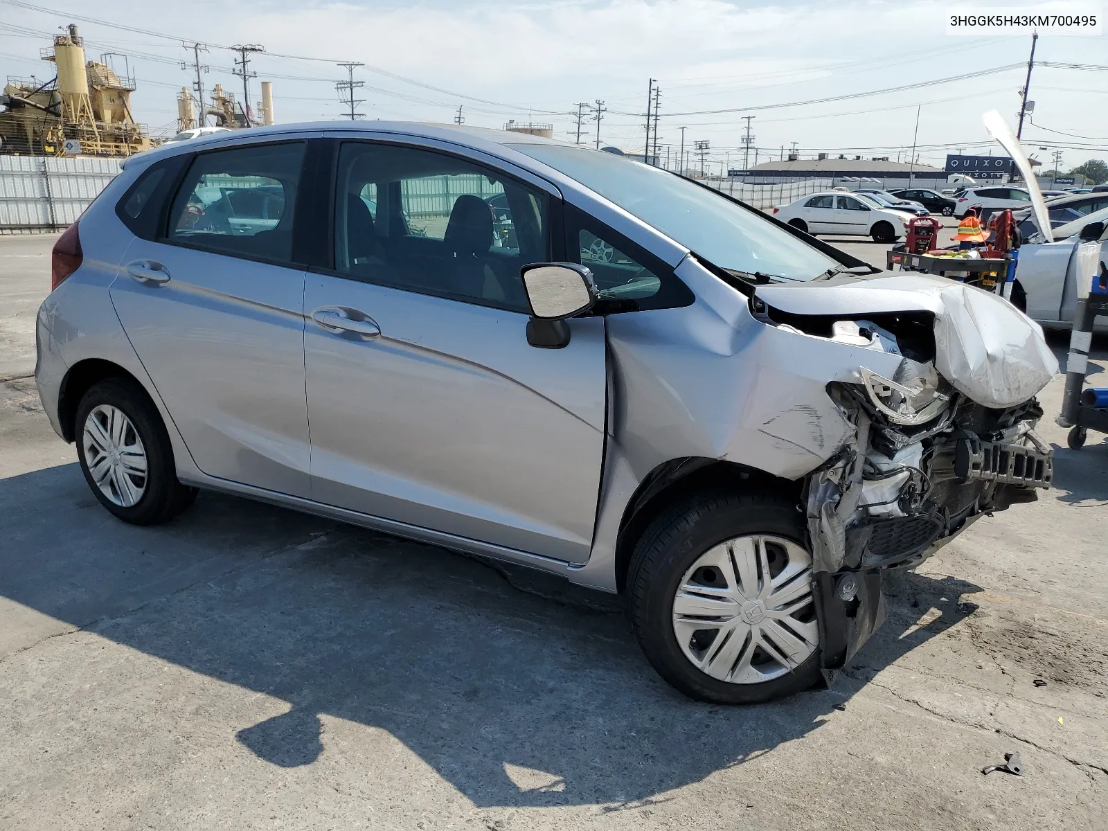 2019 Honda Fit Lx VIN: 3HGGK5H43KM700495 Lot: 62351094