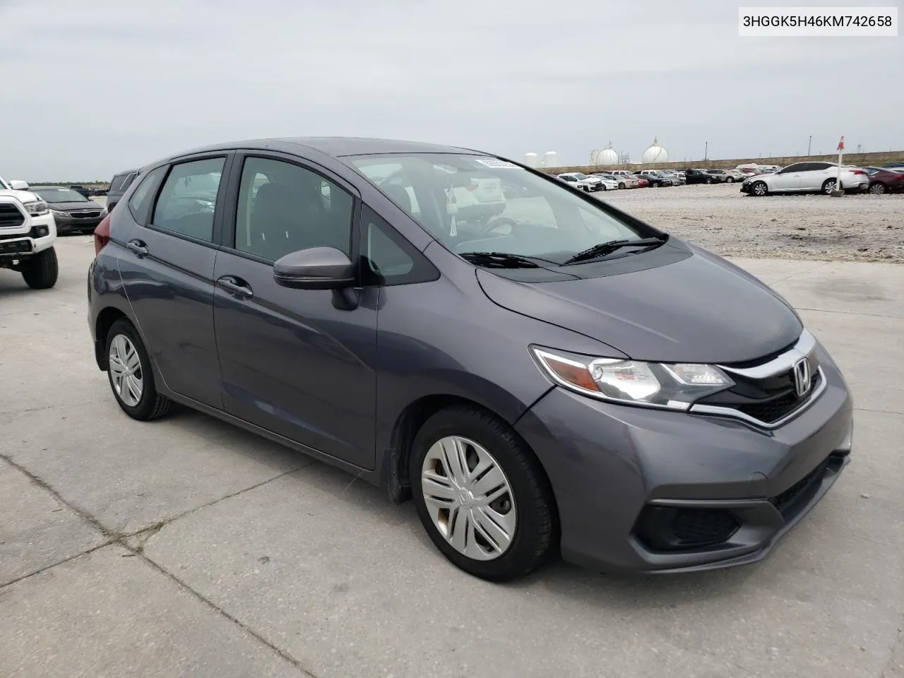 2019 Honda Fit Lx VIN: 3HGGK5H46KM742658 Lot: 62932254