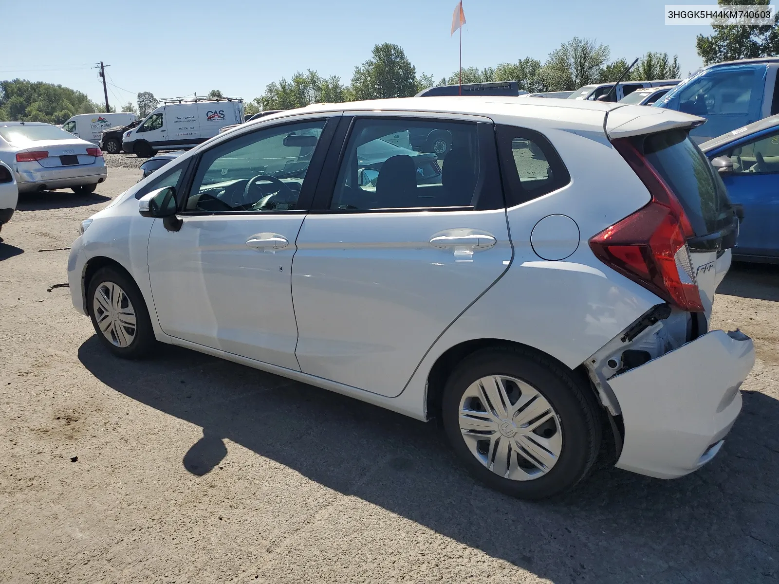 2019 Honda Fit Lx VIN: 3HGGK5H44KM740603 Lot: 62948804