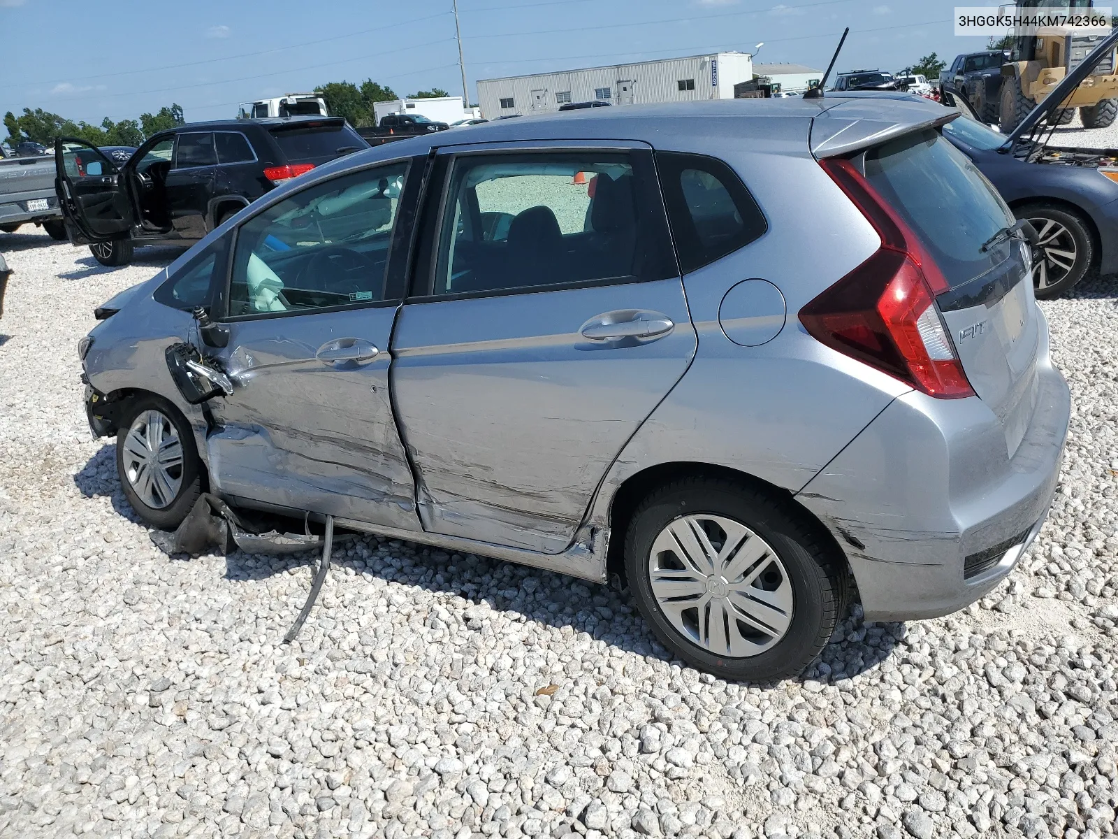 2019 Honda Fit Lx VIN: 3HGGK5H44KM742366 Lot: 63022644