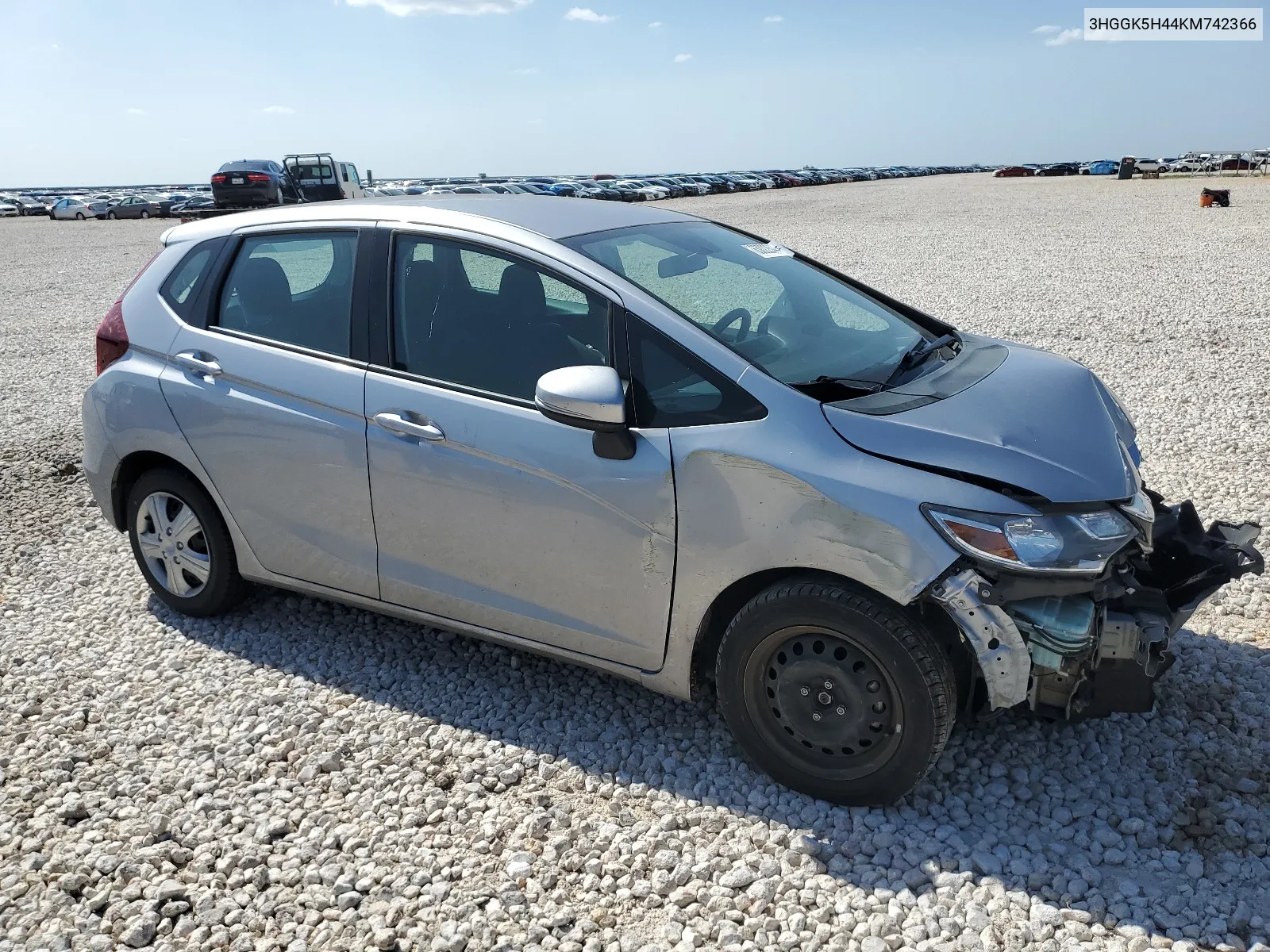 2019 Honda Fit Lx VIN: 3HGGK5H44KM742366 Lot: 63022644