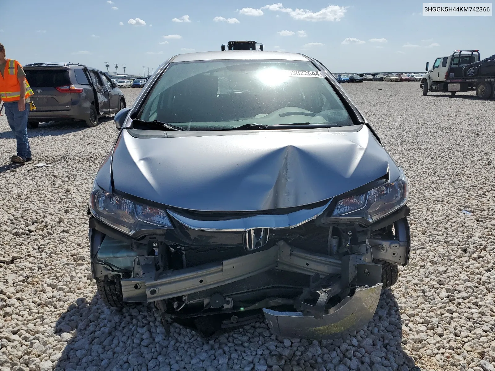 2019 Honda Fit Lx VIN: 3HGGK5H44KM742366 Lot: 63022644