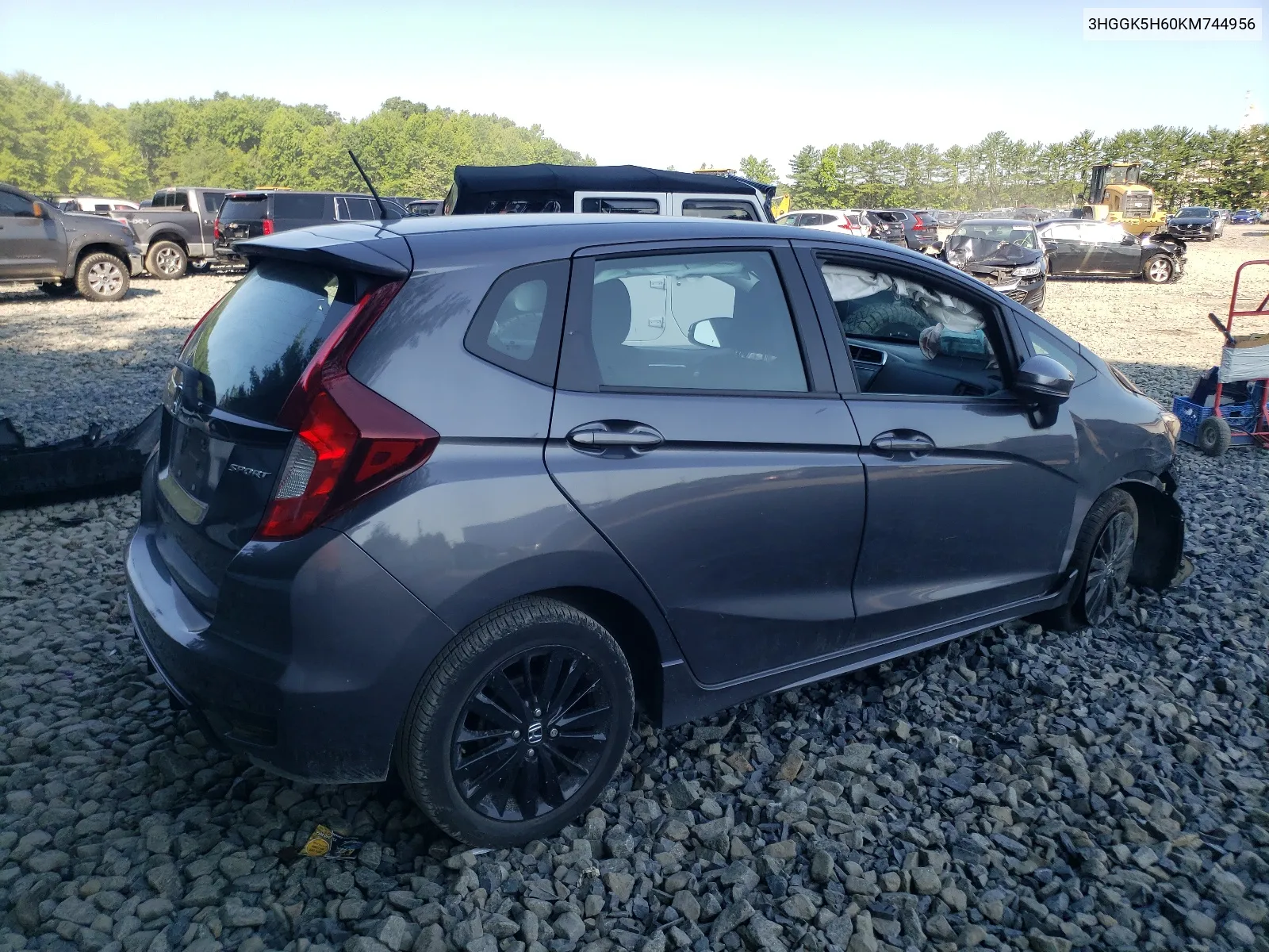 3HGGK5H60KM744956 2019 Honda Fit Sport