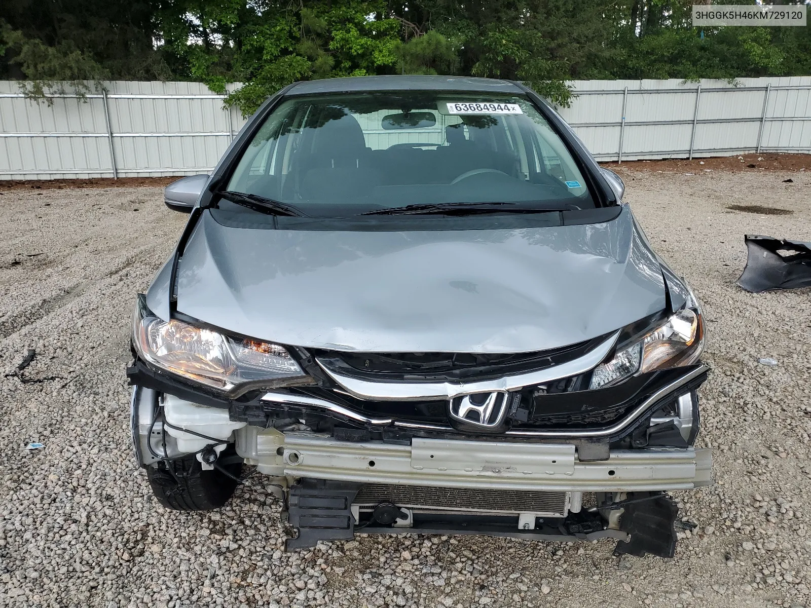 3HGGK5H46KM729120 2019 Honda Fit Lx