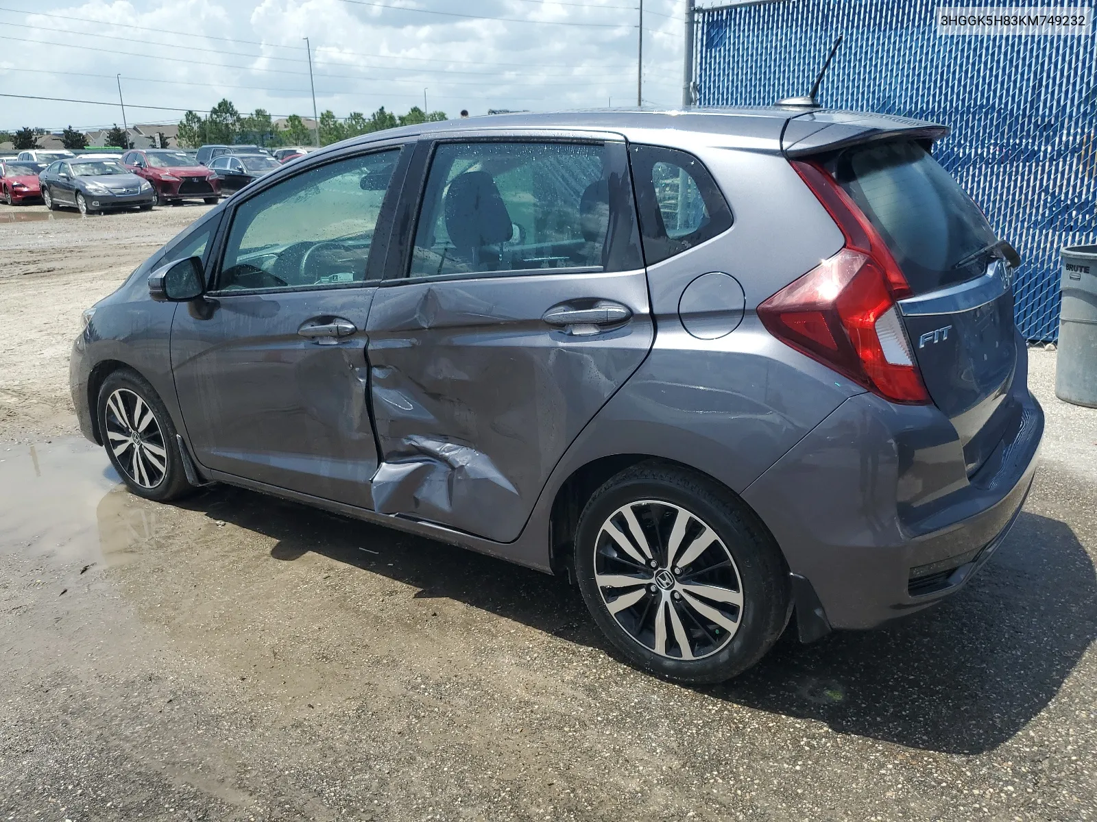 3HGGK5H83KM749232 2019 Honda Fit Ex