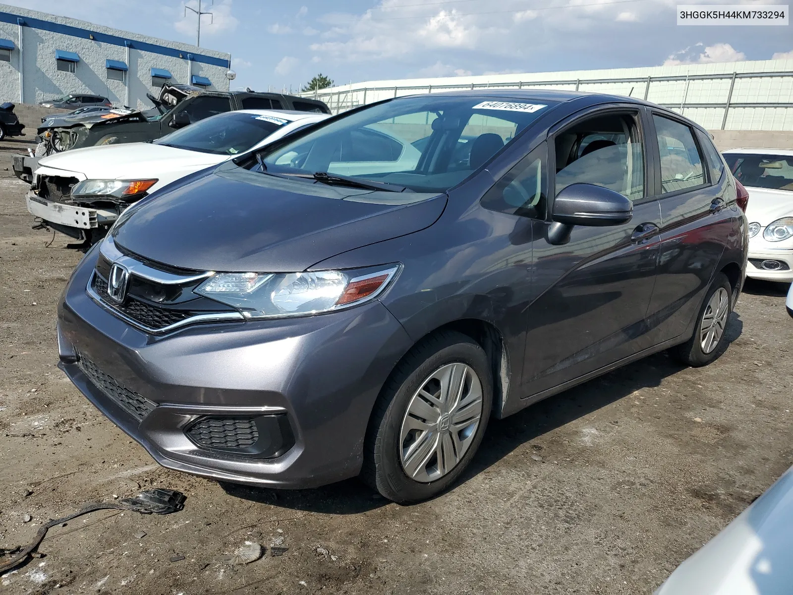 2019 Honda Fit Lx VIN: 3HGGK5H44KM733294 Lot: 64076894