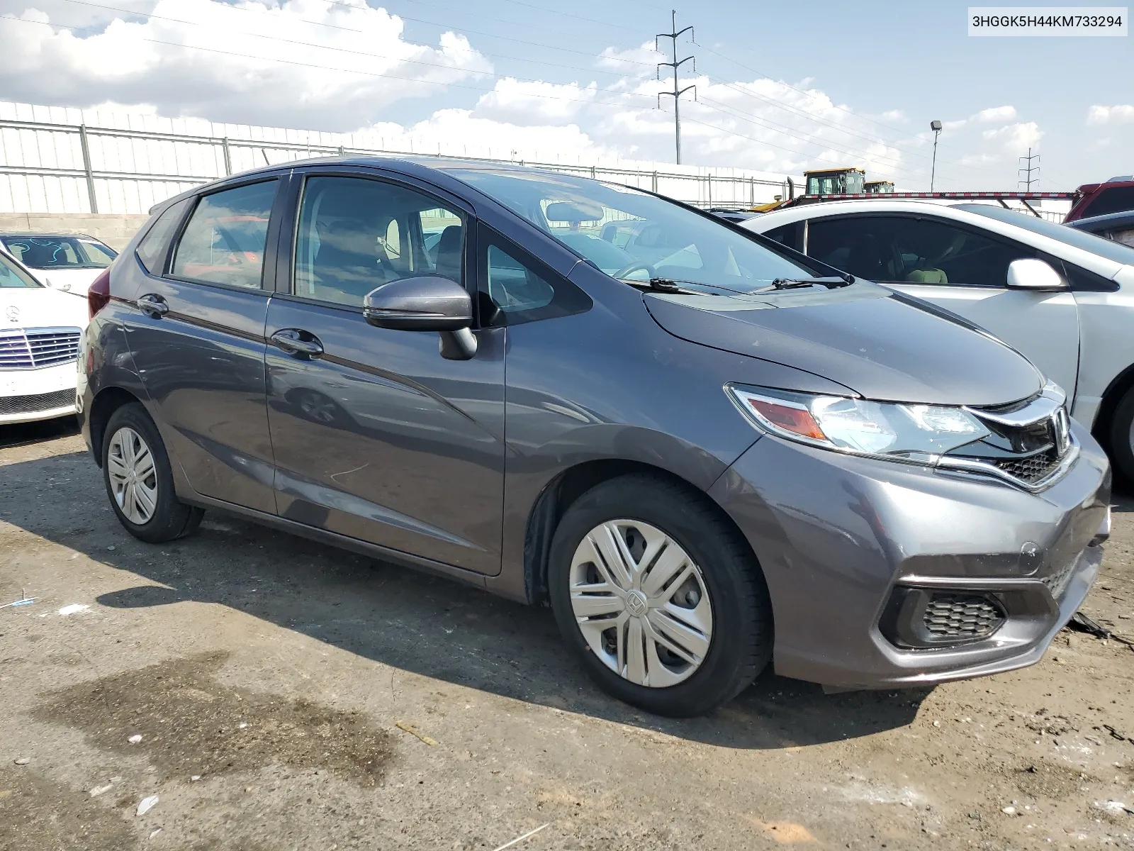 2019 Honda Fit Lx VIN: 3HGGK5H44KM733294 Lot: 64076894