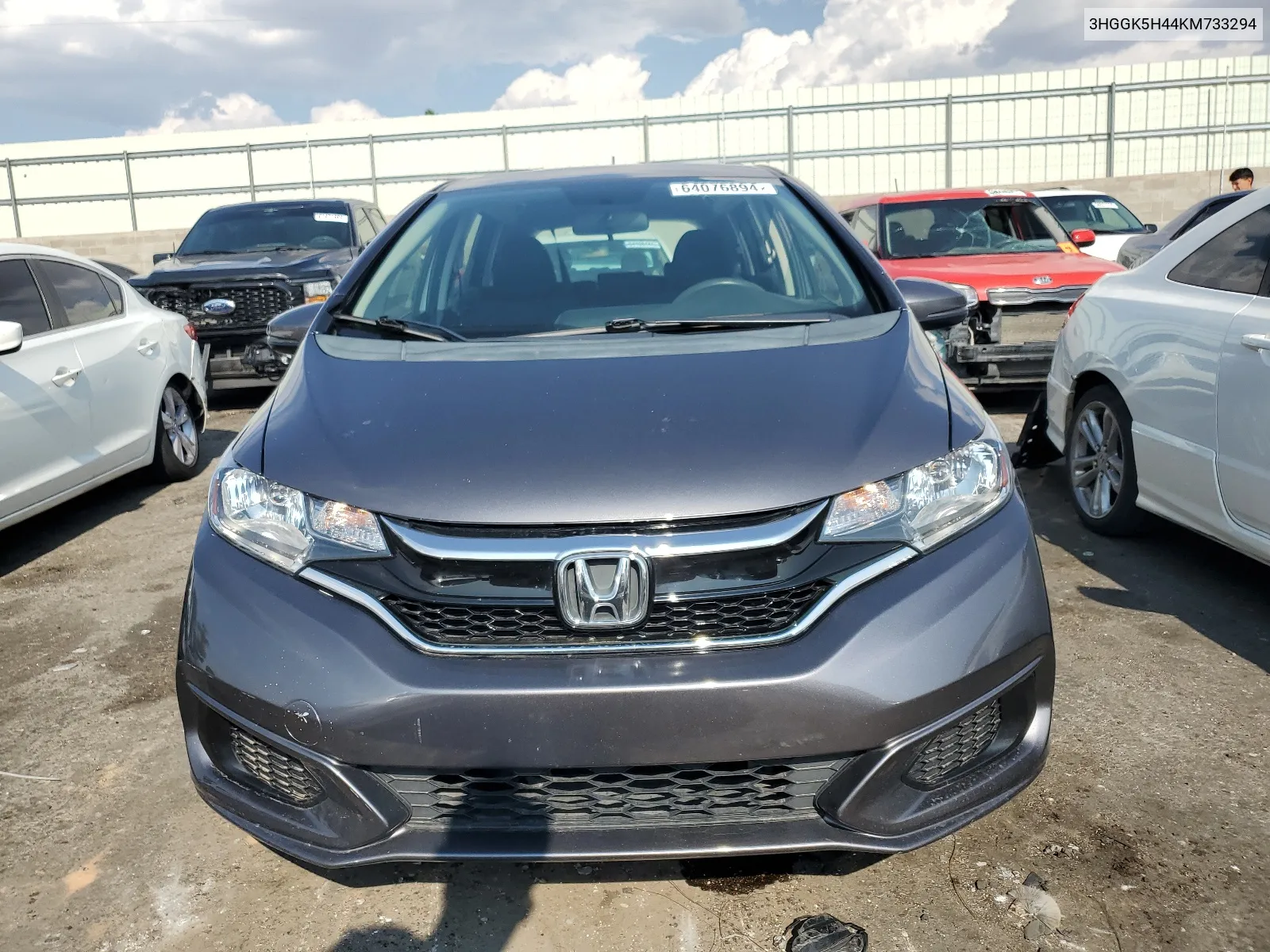 3HGGK5H44KM733294 2019 Honda Fit Lx