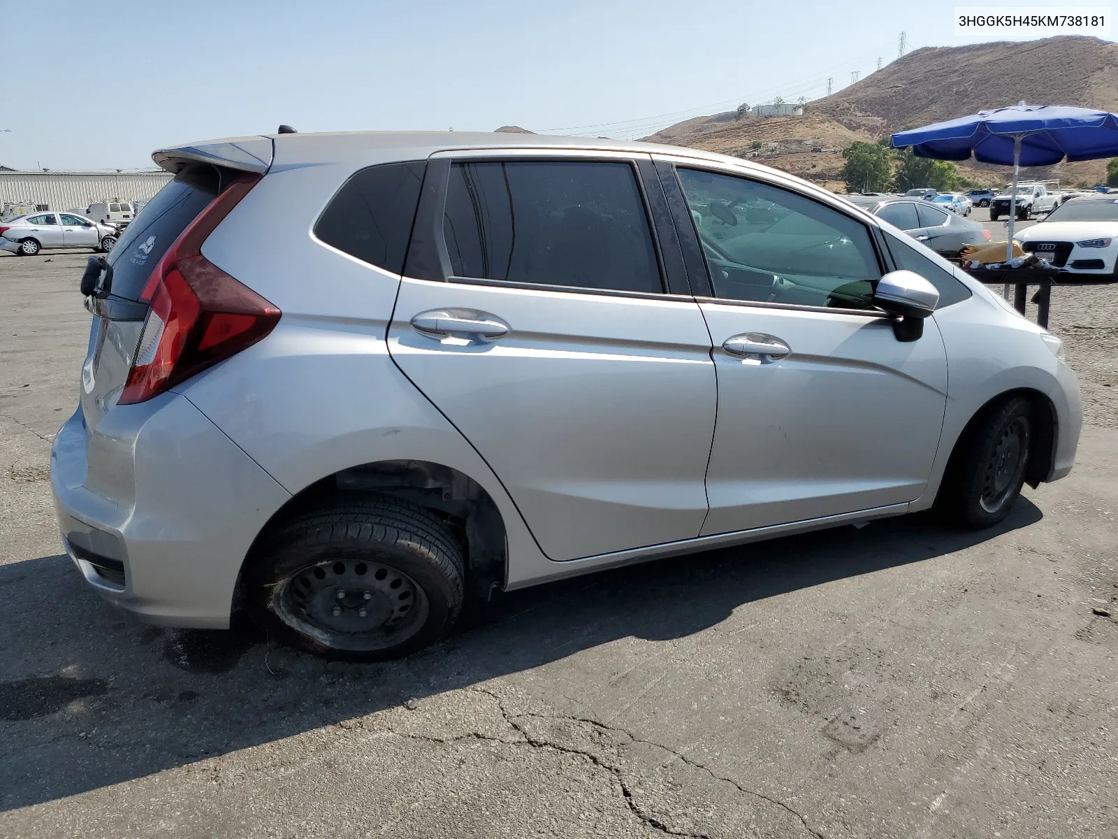 2019 Honda Fit Lx VIN: 3HGGK5H45KM738181 Lot: 64511774