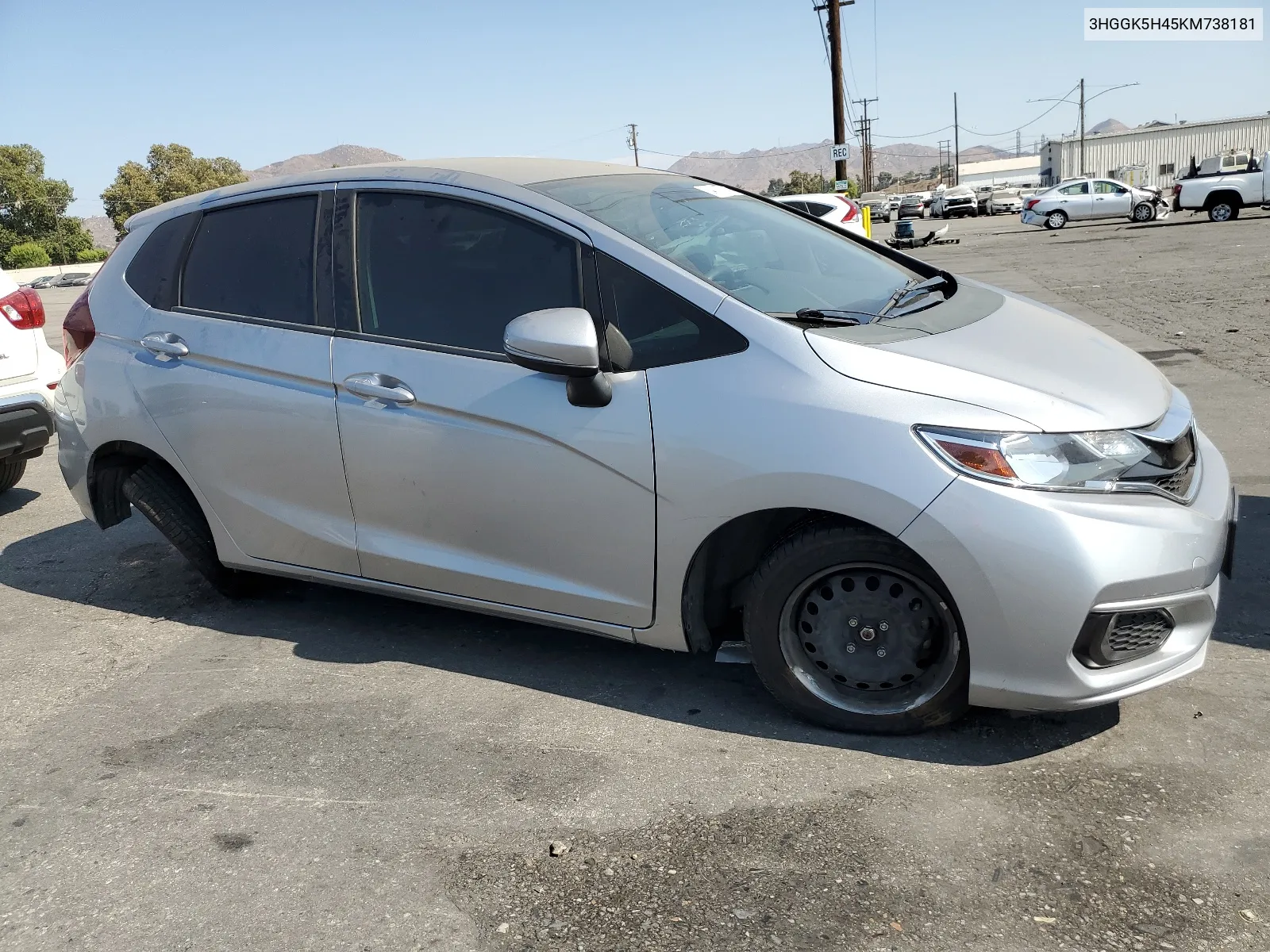 2019 Honda Fit Lx VIN: 3HGGK5H45KM738181 Lot: 64511774