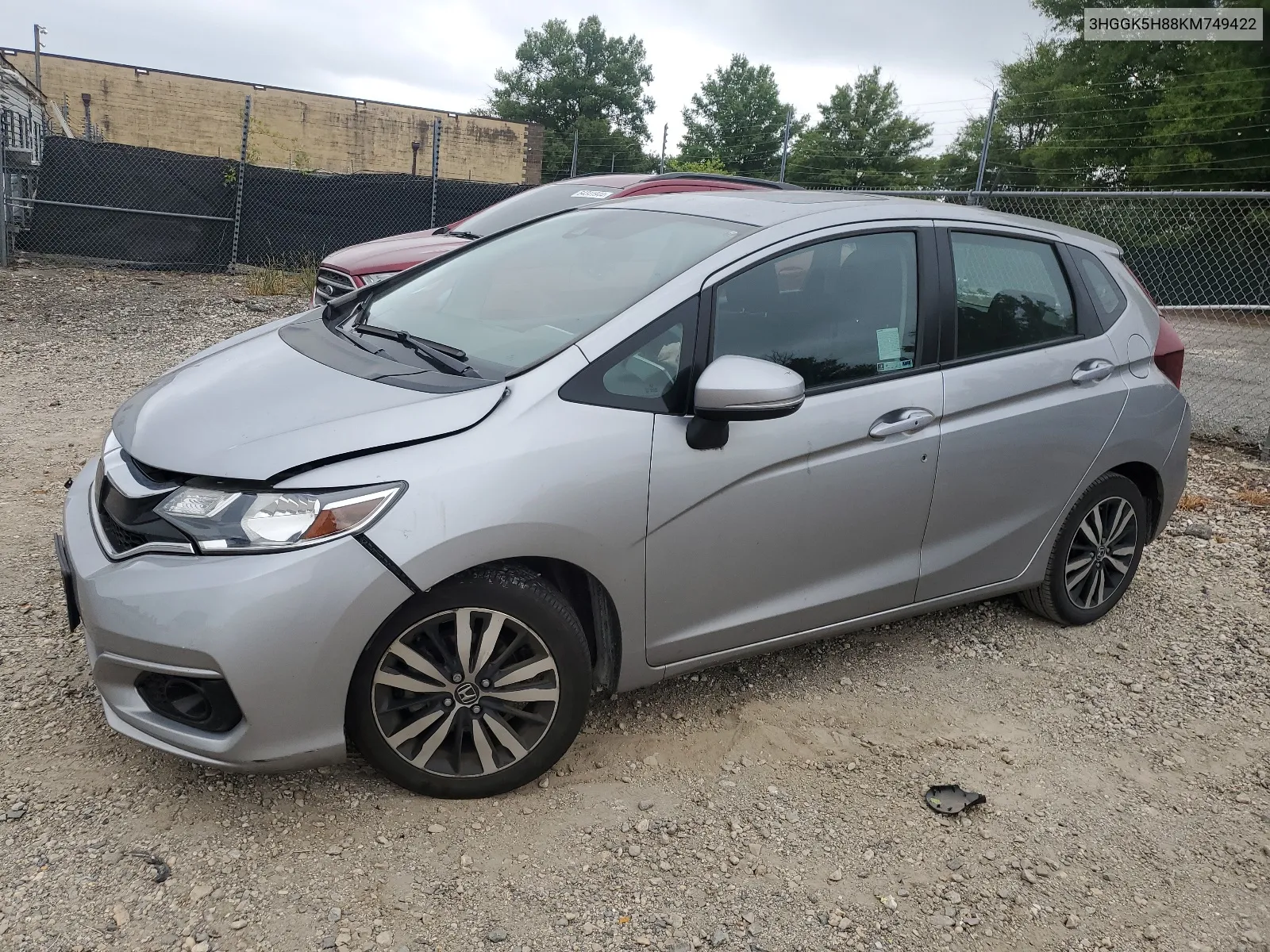 3HGGK5H88KM749422 2019 Honda Fit Ex