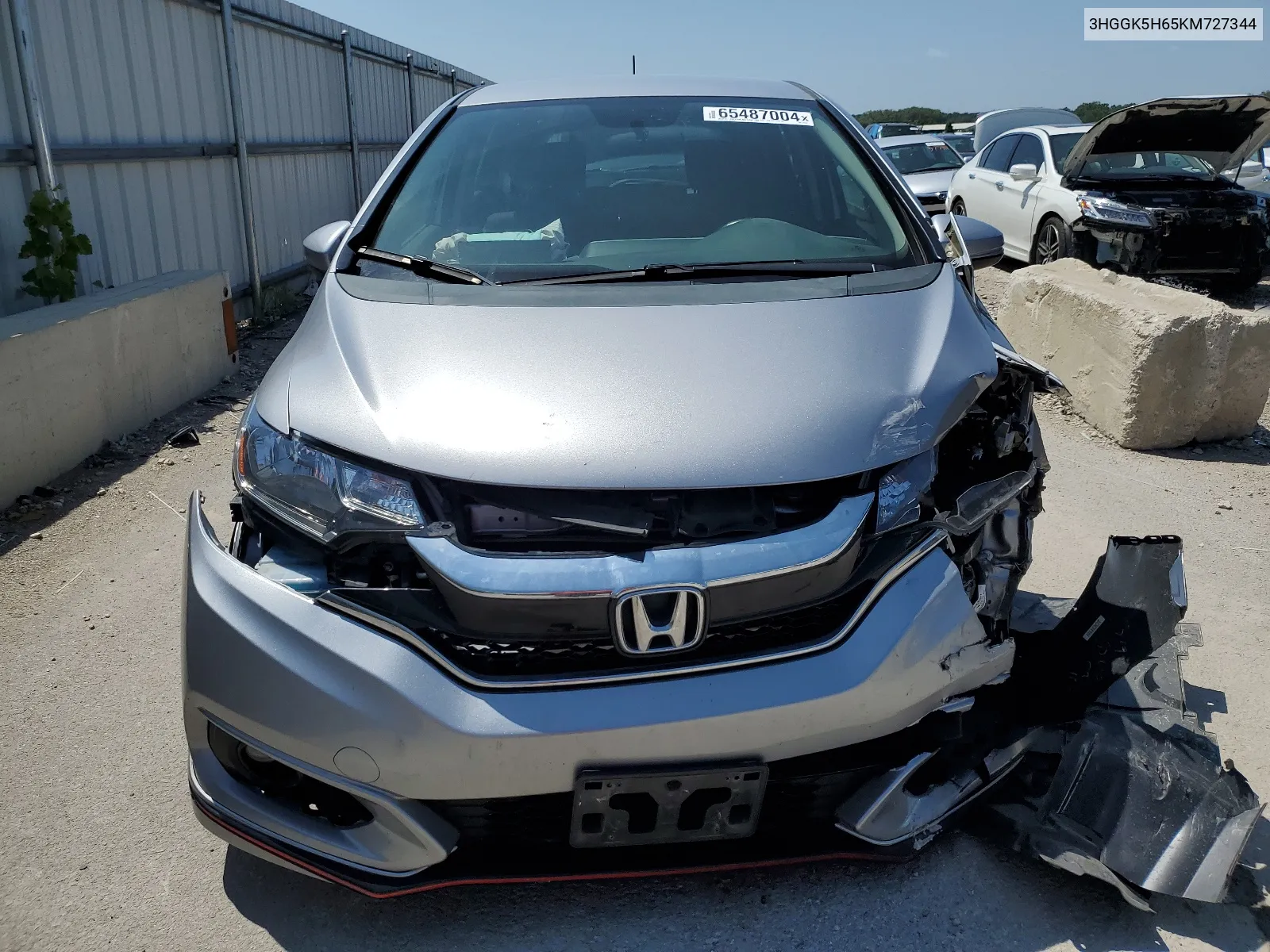 2019 Honda Fit Sport VIN: 3HGGK5H65KM727344 Lot: 65487004