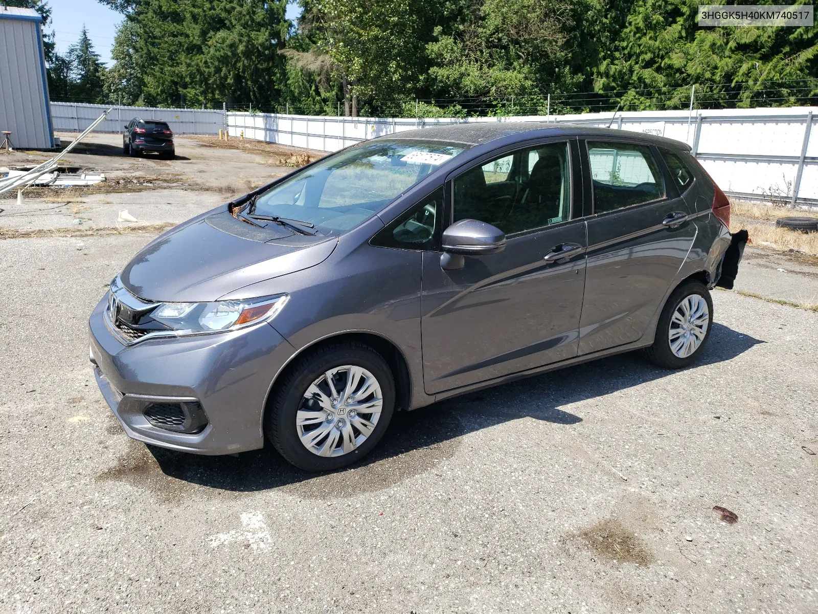 2019 Honda Fit Lx VIN: 3HGGK5H40KM740517 Lot: 66177574