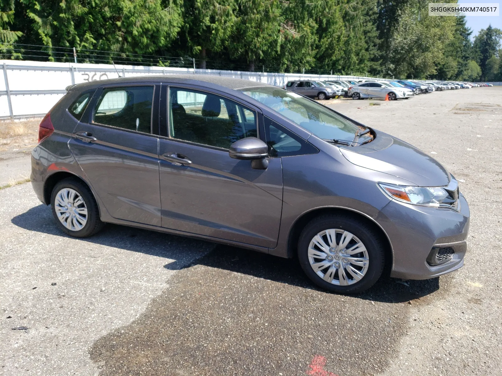 3HGGK5H40KM740517 2019 Honda Fit Lx