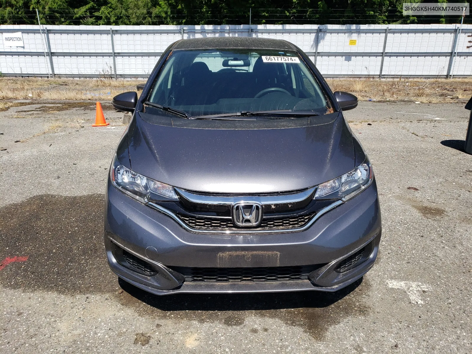 3HGGK5H40KM740517 2019 Honda Fit Lx