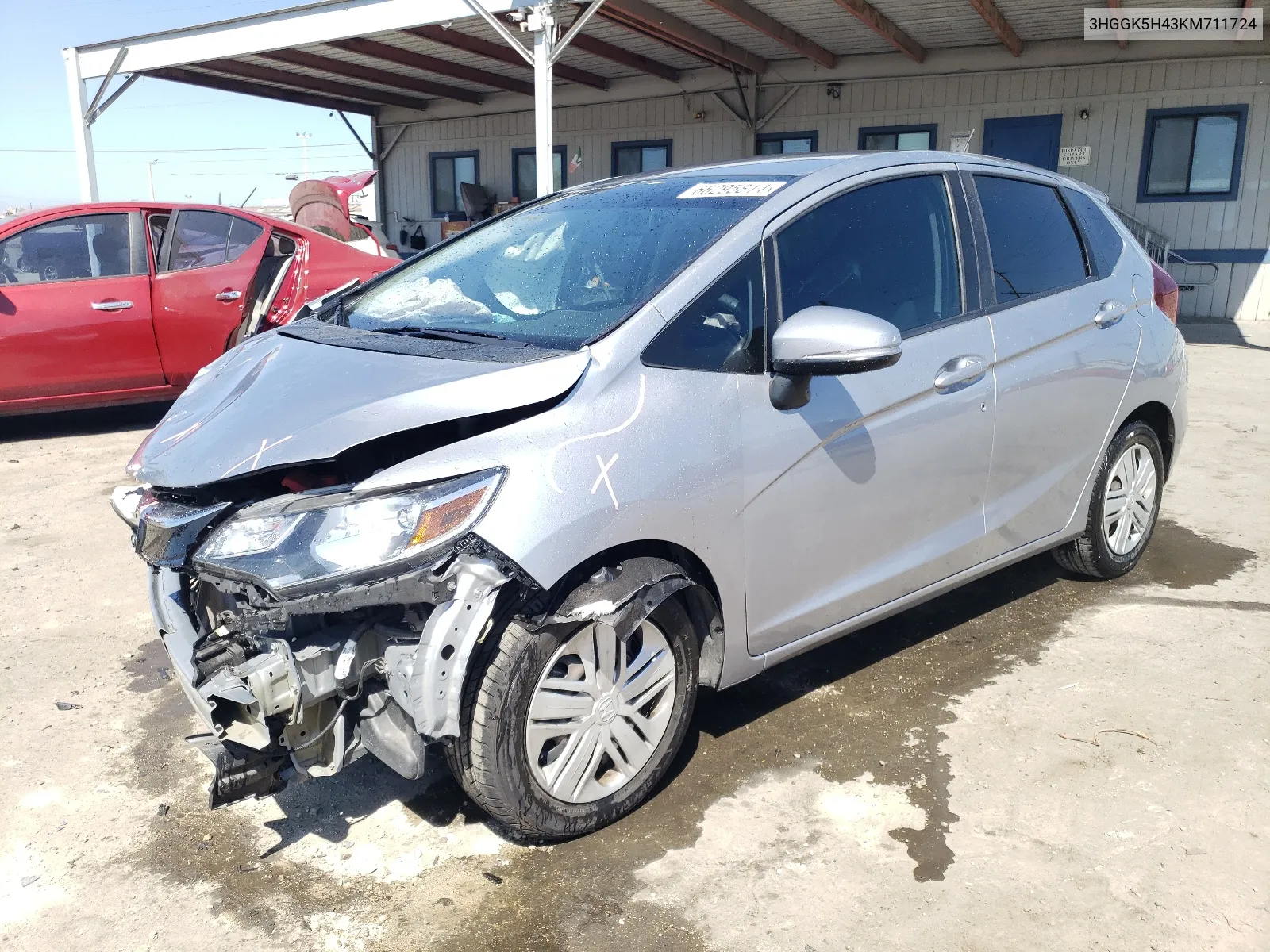 3HGGK5H43KM711724 2019 Honda Fit Lx