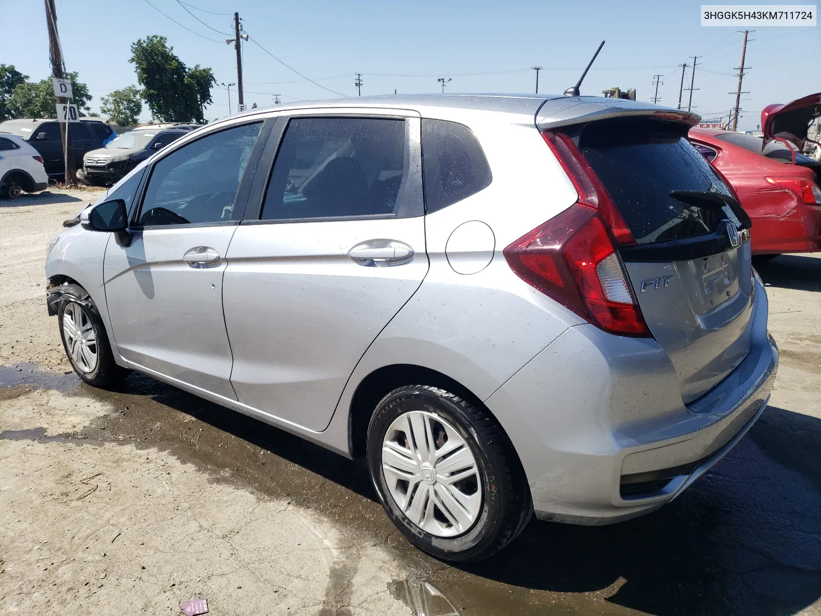 3HGGK5H43KM711724 2019 Honda Fit Lx